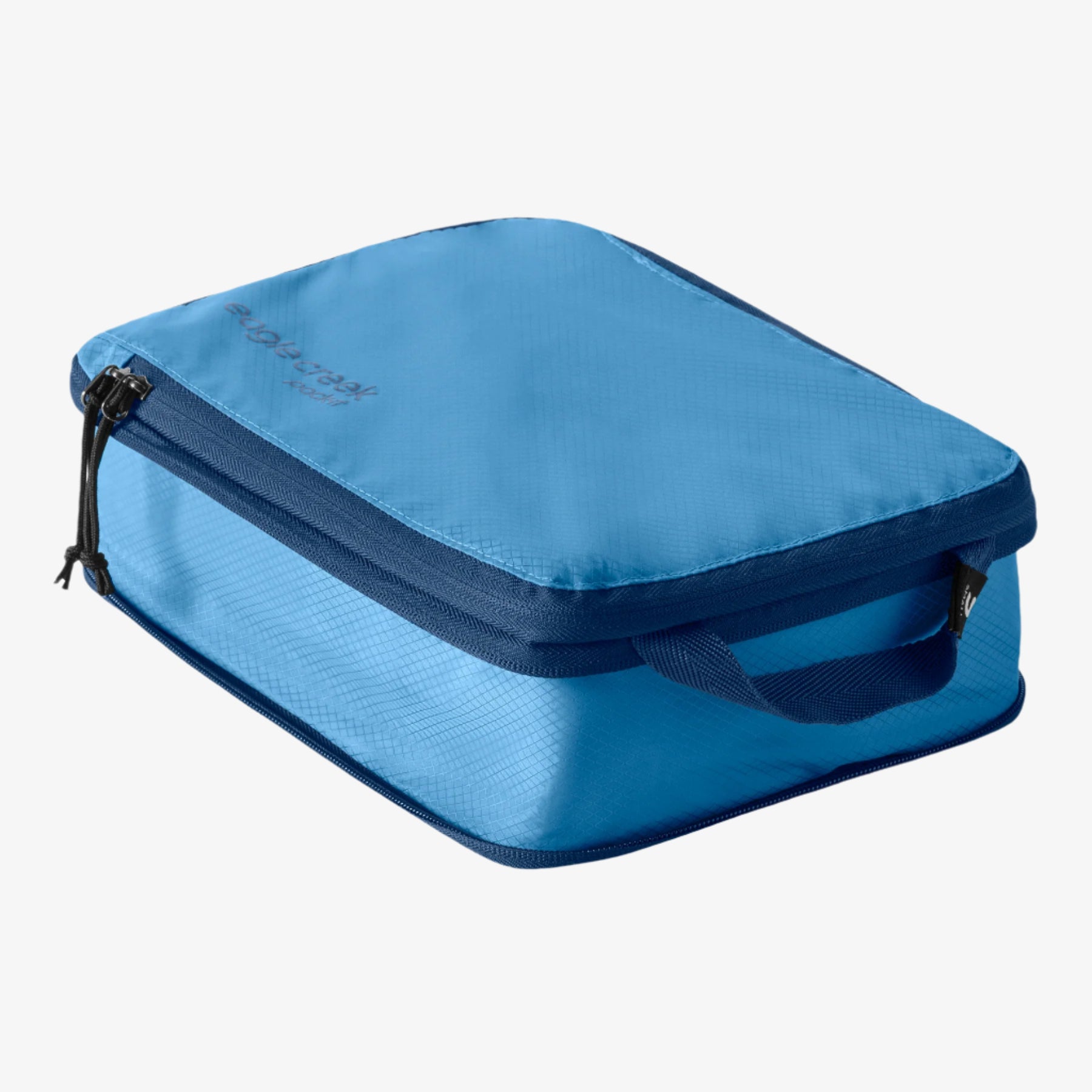 Eagle Creek Pack-It Isolate Compression Cube S in Blue Dawn — angle view 7
