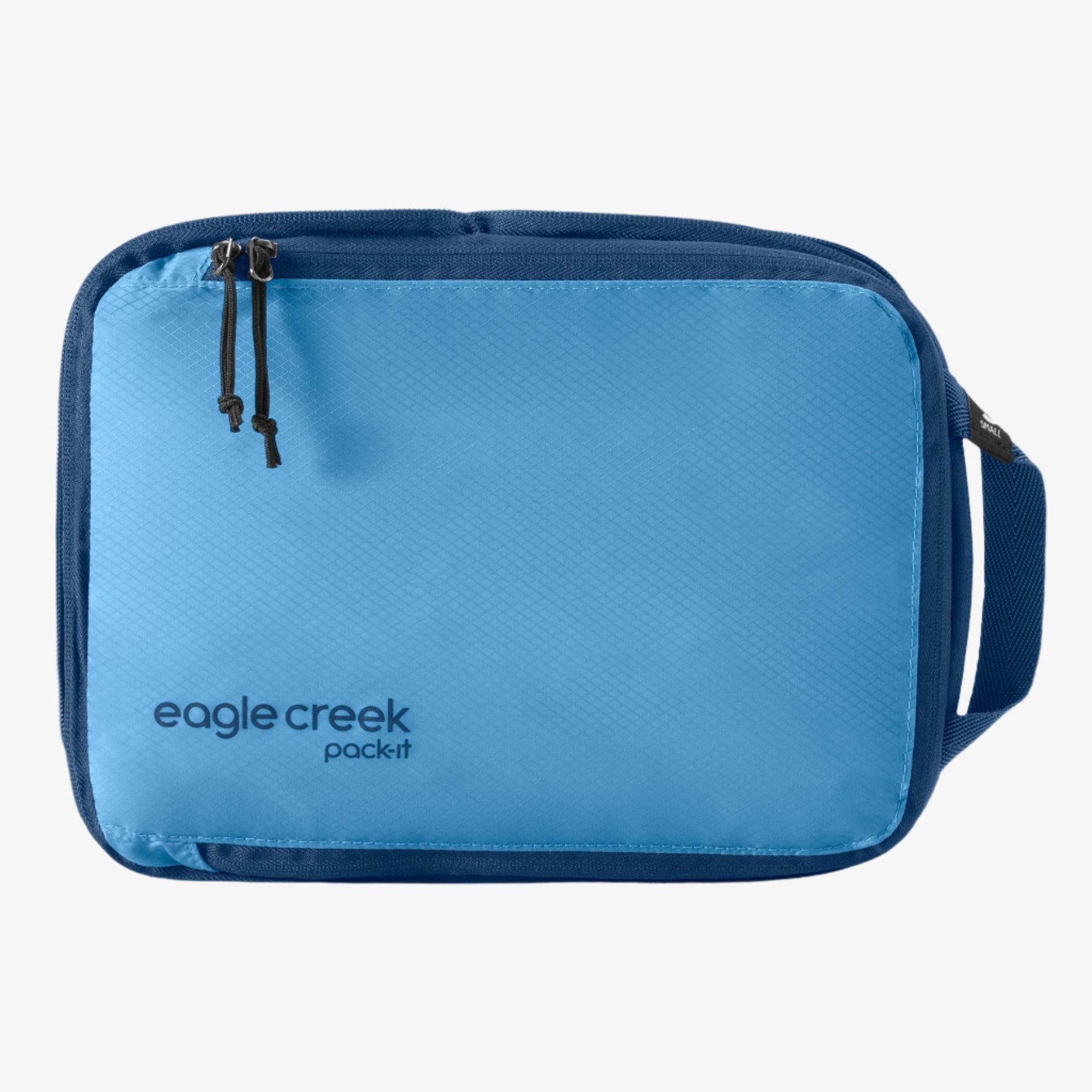 Eagle Creek Pack-It Isolate Compression Cube S in Blue Dawn — angle view 2