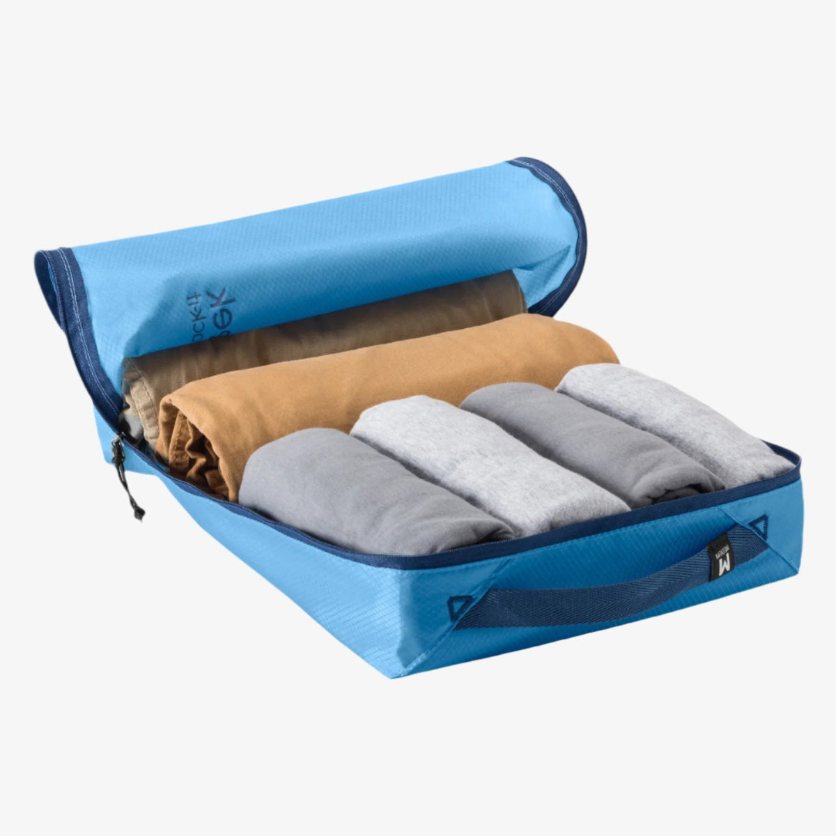 Eagle Creek Pack-It Isolate Extended Stay Packing Cube Set in Blue Dawn — angle view 7 # color_Blue Dawn