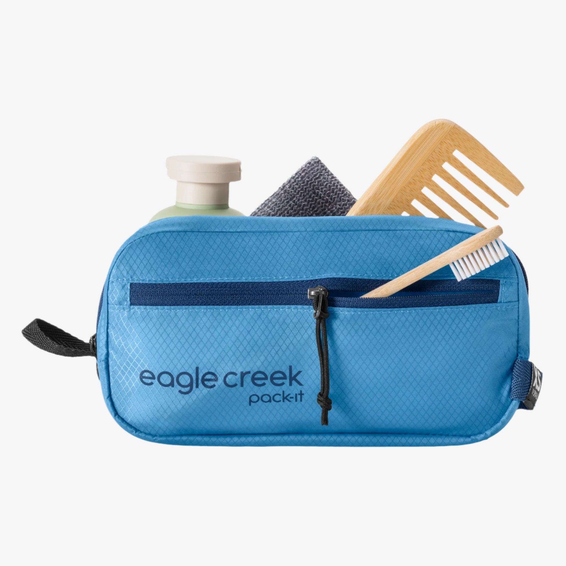 Eagle Creek Pack-It Isolate Quick Trip XS in Blue Dawn — angle view 5