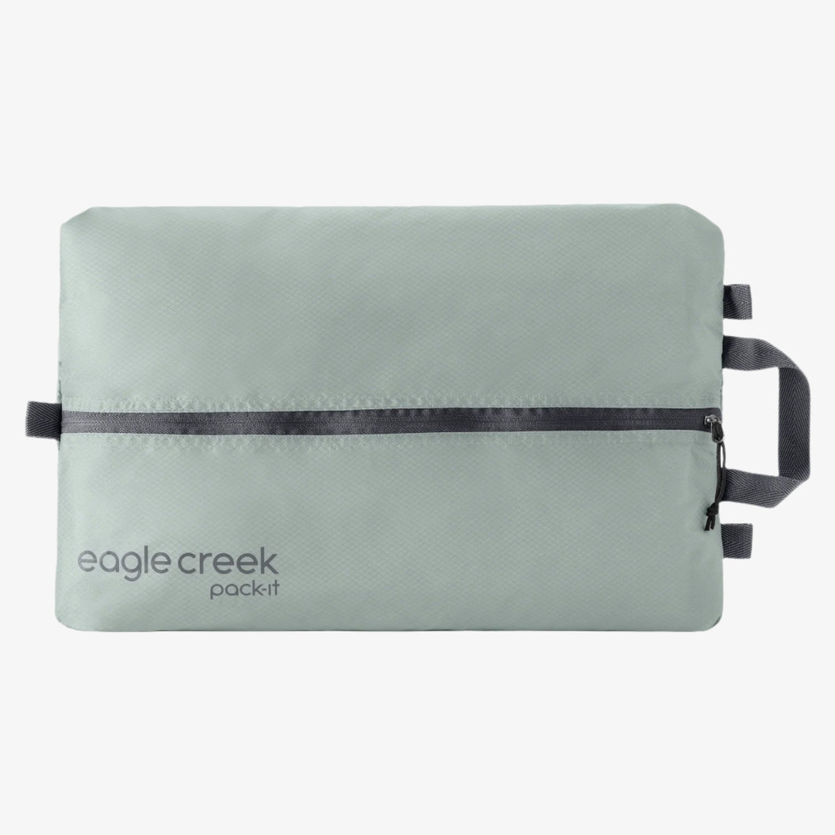 Eagle Creek Pack-It Isolate Shoe Sack in Storm Grey — angle view 2 # color_Storm Grey