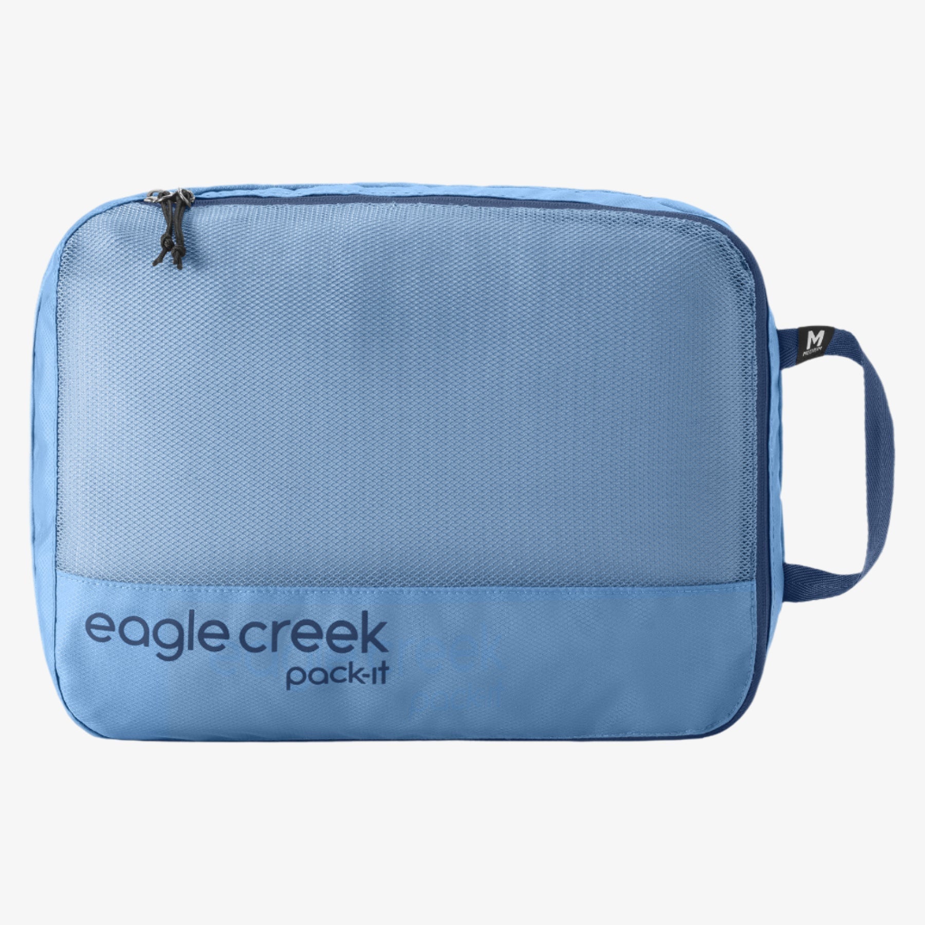 Eagle Creek Pack-It Reveal Clean/Dirty Packing Cube M in Blue Dawn — angle view 2
