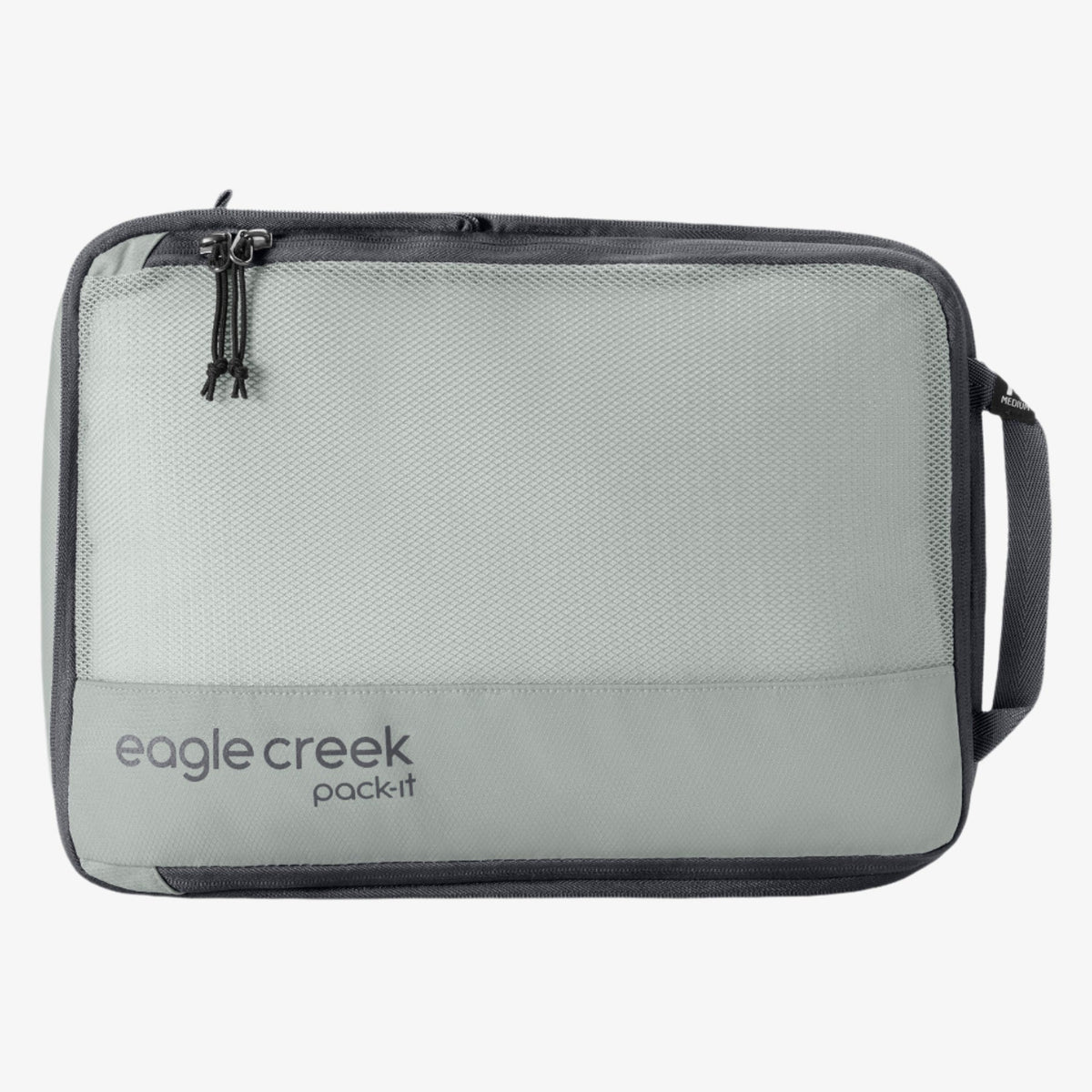 Eagle Creek Pack-It Reveal Compression Cube M in Storm Grey — angle view 3 # color_Storm Grey