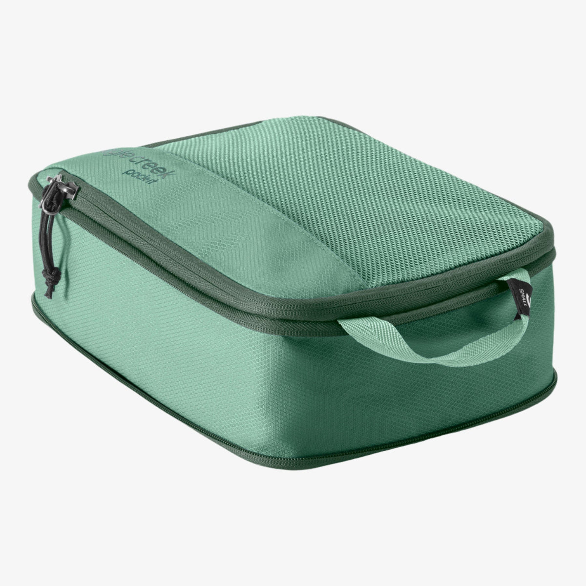 Eagle Creek Pack-It Reveal Compression Cube S in Willow Green — angle view 4 # color_Willow Green