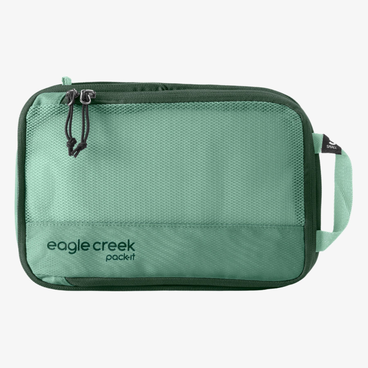 Eagle Creek Pack-It Reveal Compression Cube S in Willow Green — angle view 2 # color_Willow Green