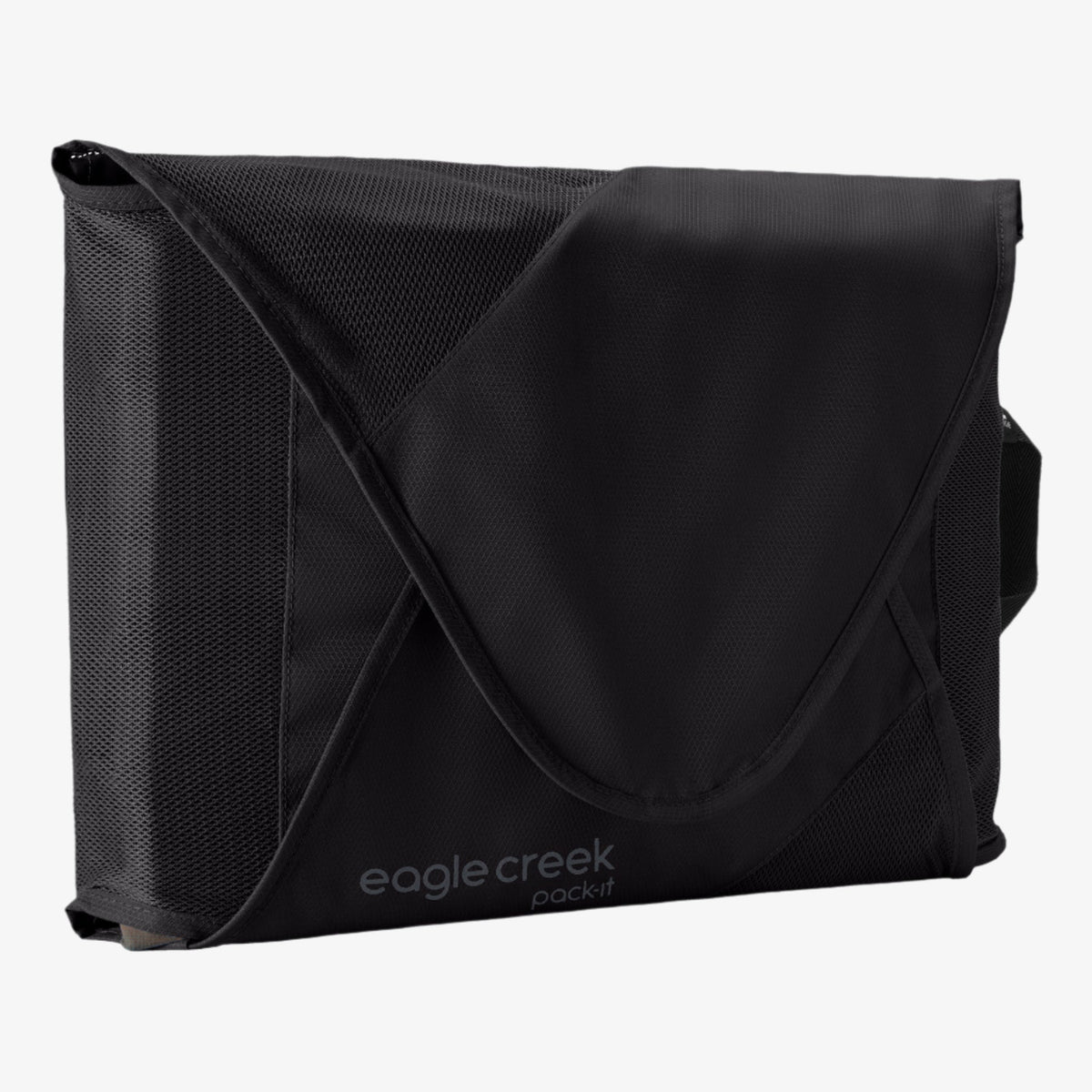 Eagle Creek Pack-It Reveal Garment Folder L in Black — front view # color_Black