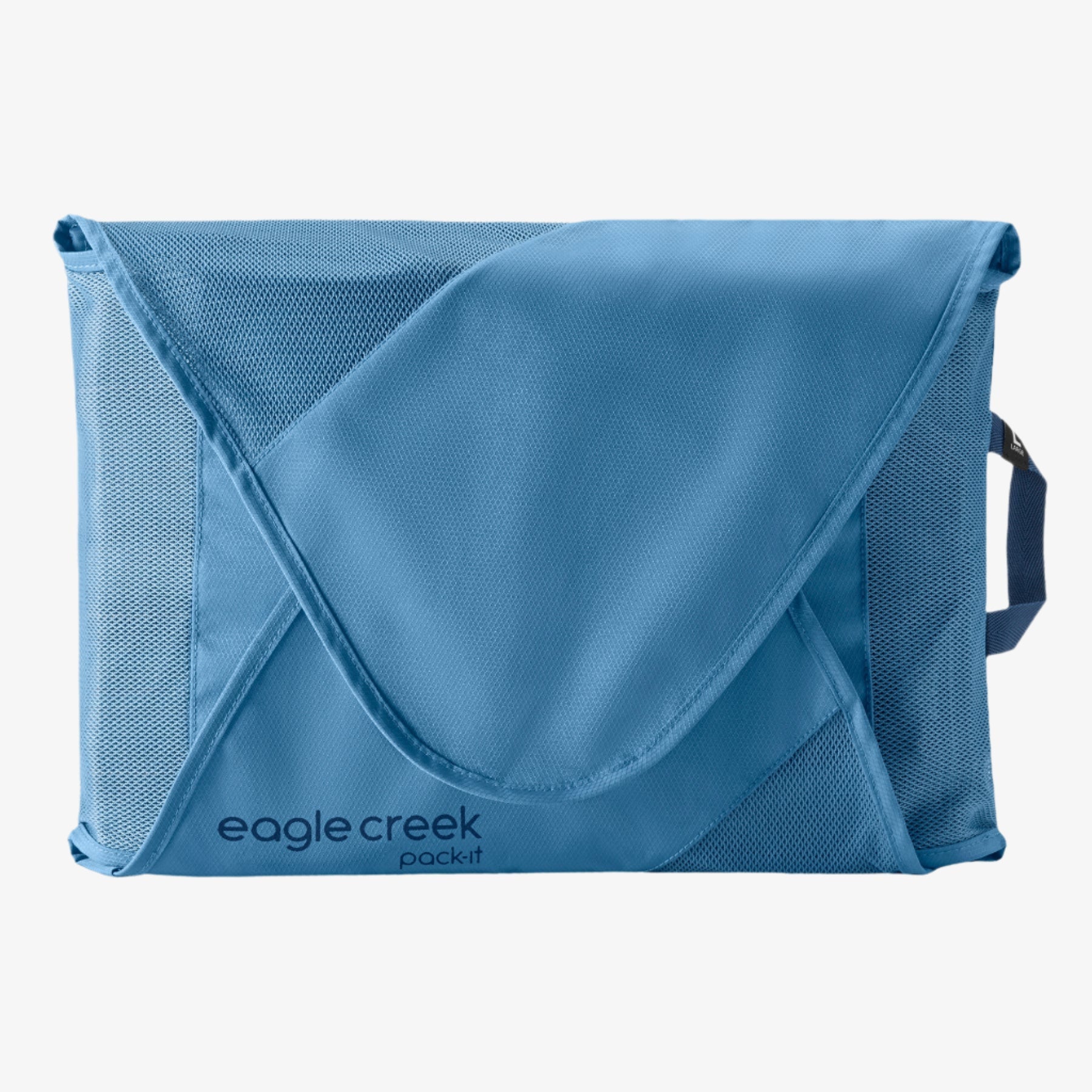 Eagle Creek Pack-It Reveal Garment Folder L in Blue Dawn — angle view 2 # color_Blue Dawn