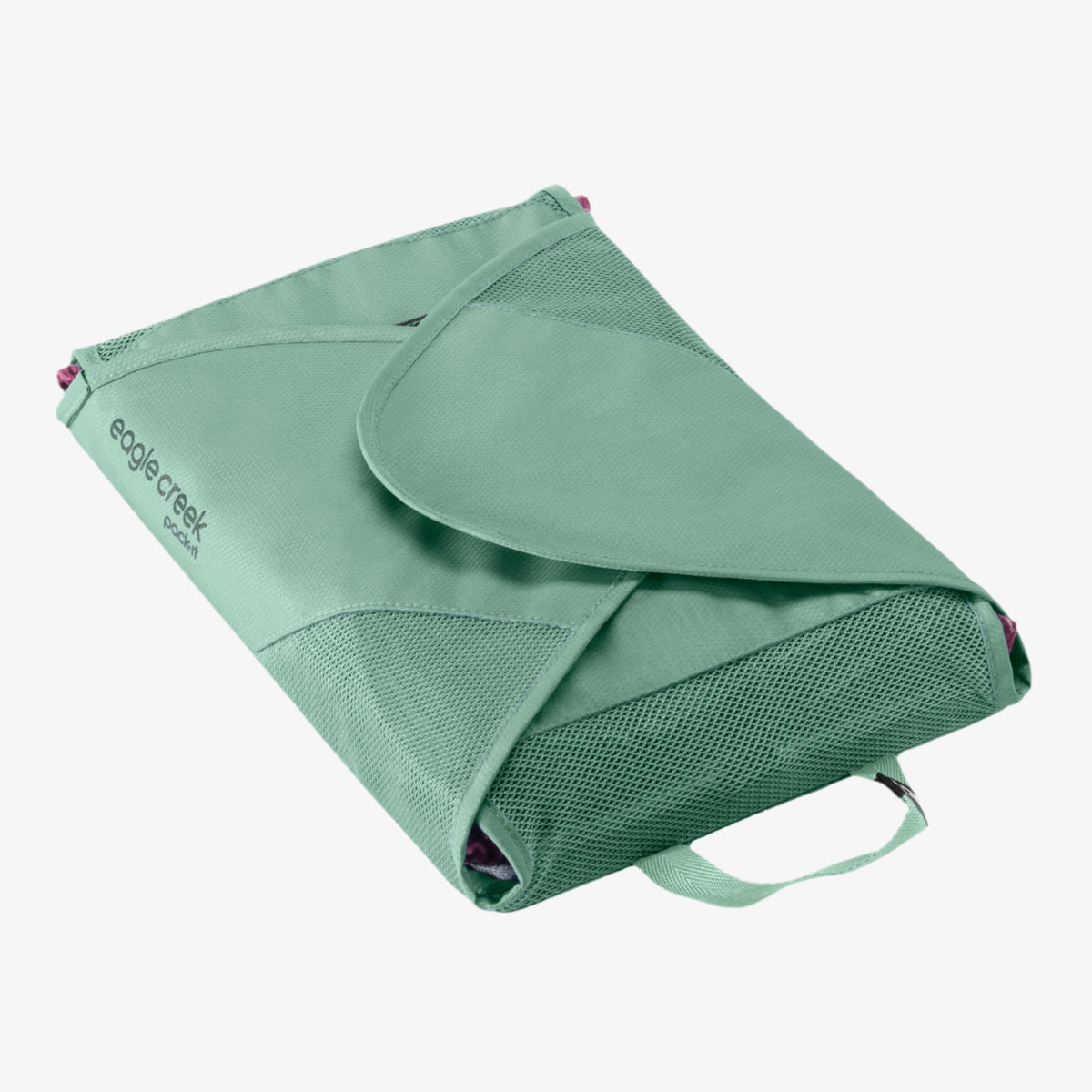 Eagle Creek Pack-It Reveal Garment Folder M in Willow Green — detail view # color_Willow Green