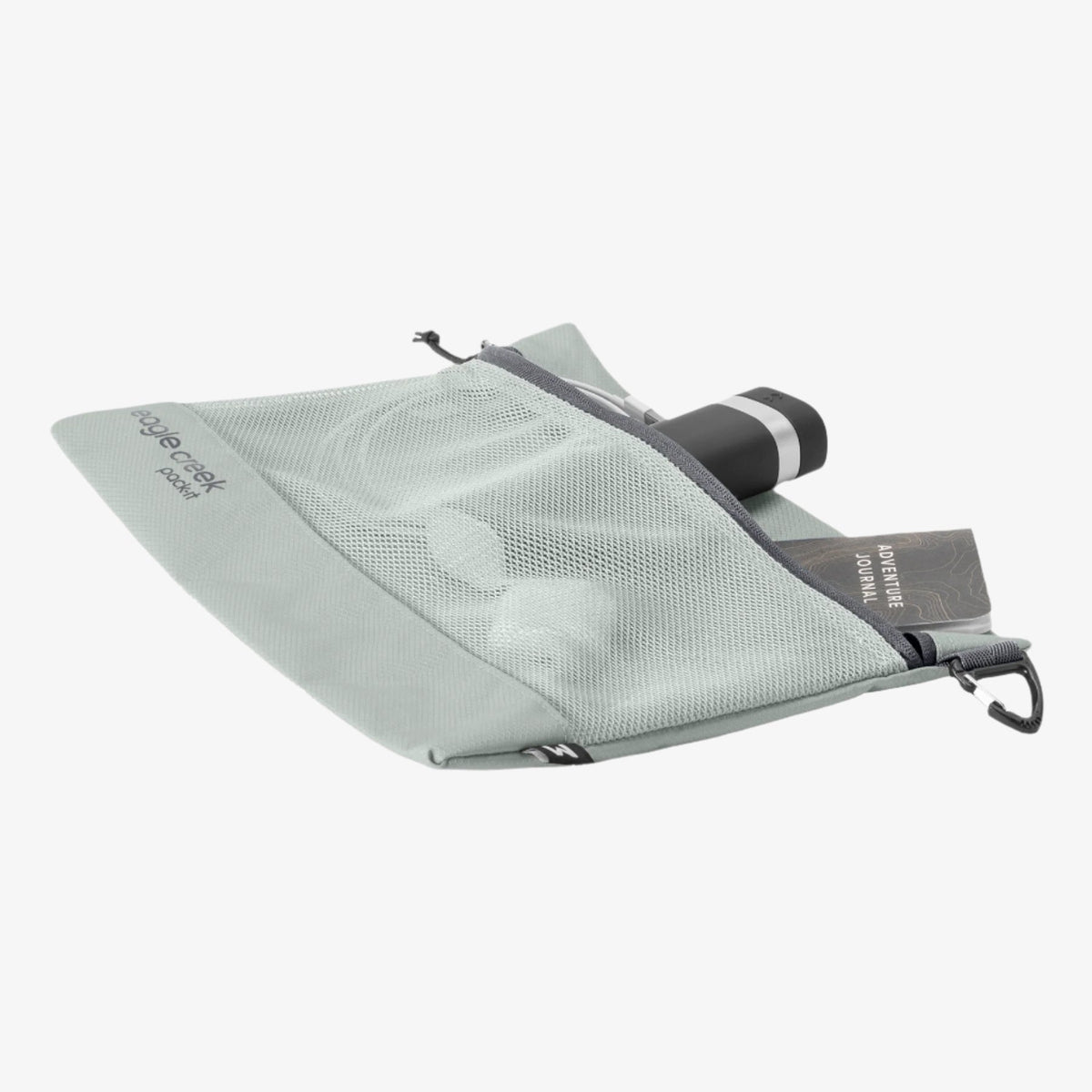 Eagle Creek Pack-It Reveal Sack M in Storm Grey — back view # color_Storm Grey