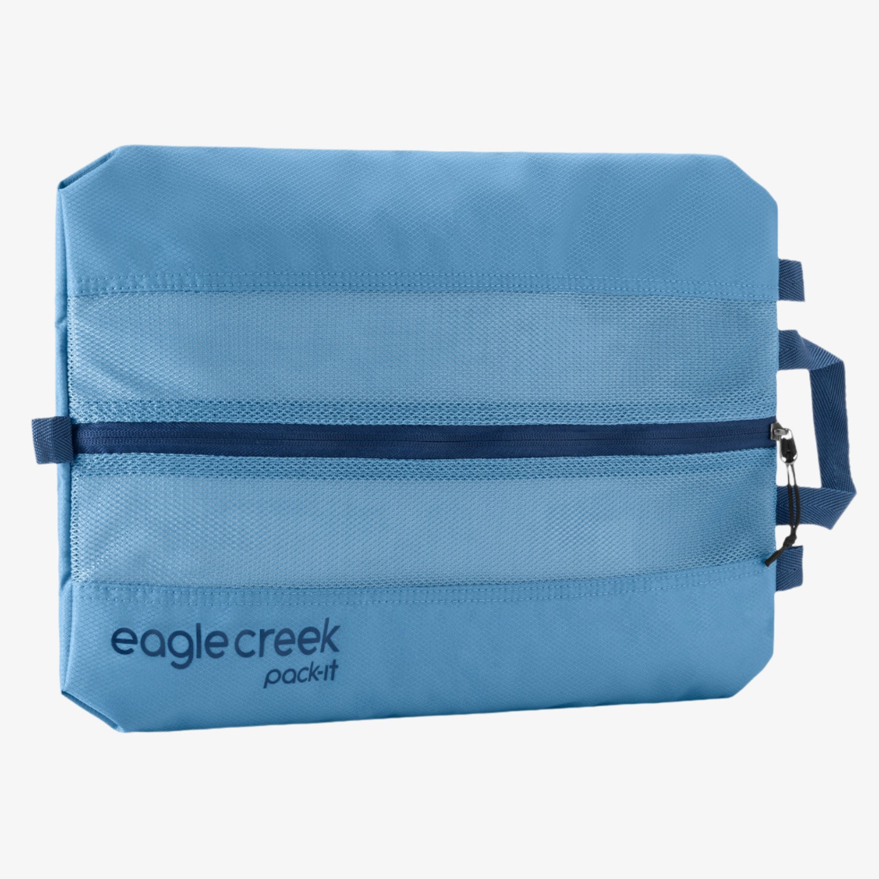 Eagle Creek Pack-It Reveal Shoe Sack in Blue Dawn — front view