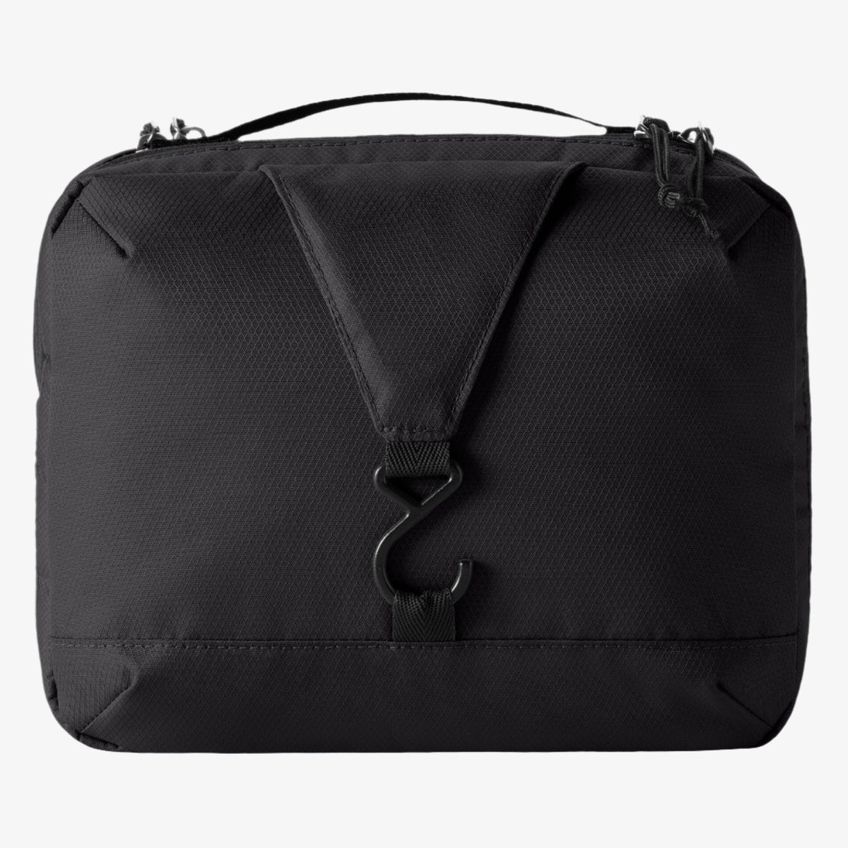 Eagle Creek Pack-It Trifold Toiletry Bag in Black — angle view 3 # color_Black