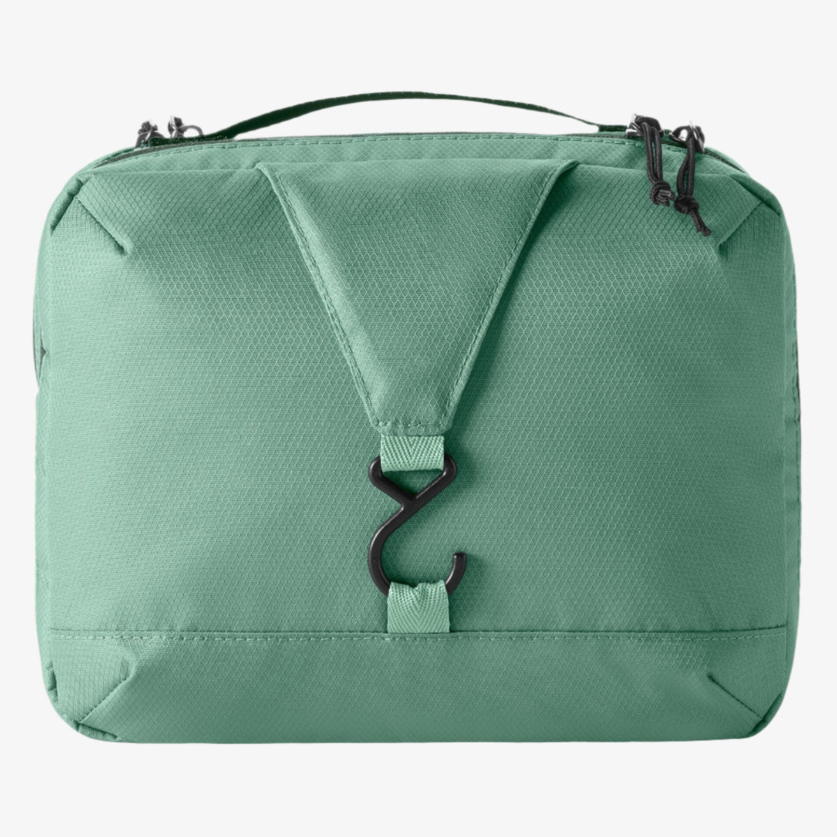 Eagle Creek Pack-It Trifold Toiletry Bag in Willow Green — angle view 3 # color_Willow Green