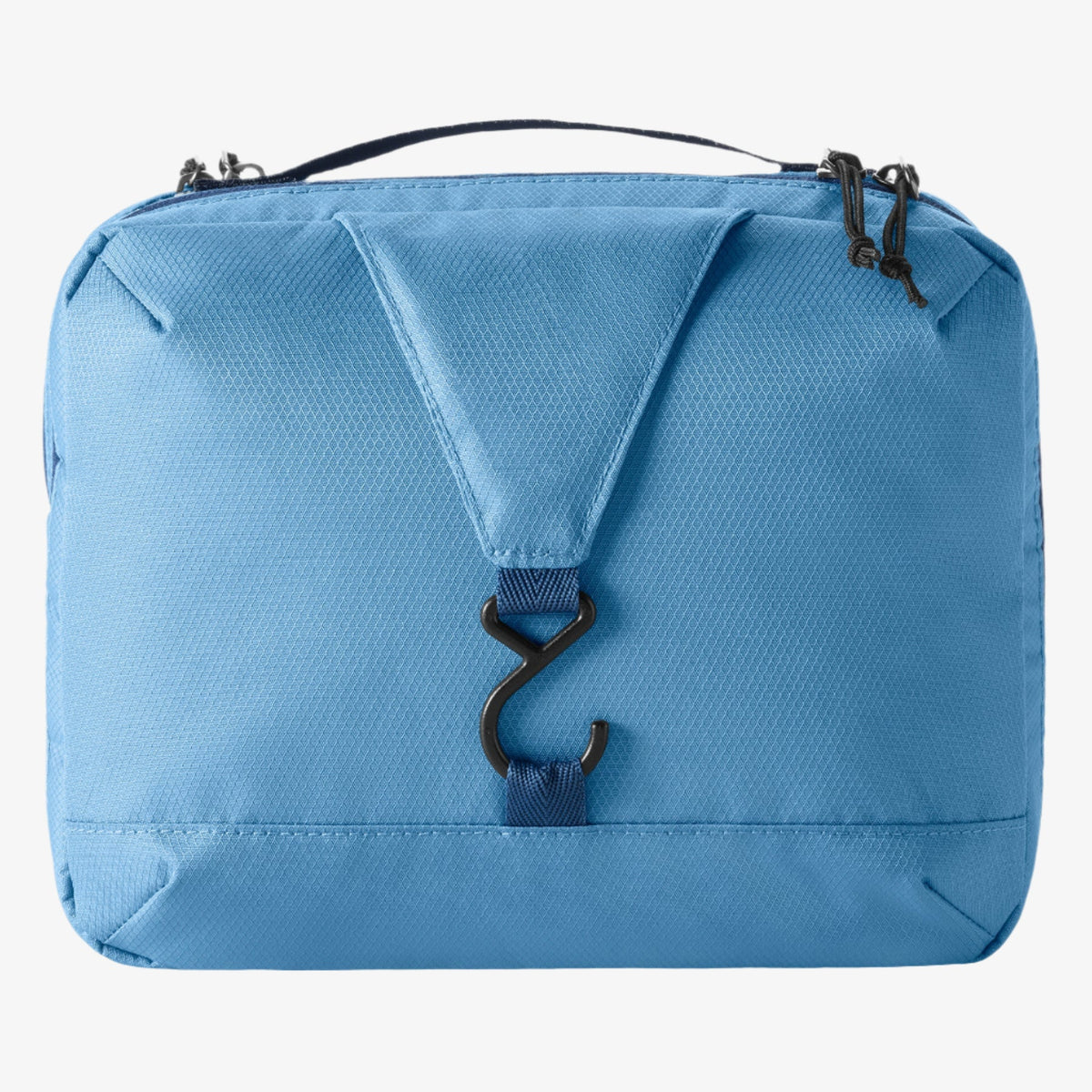 Eagle Creek Pack-It Trifold Toiletry Bag in Blue Dawn — angle view 3 # color_Blue Dawn