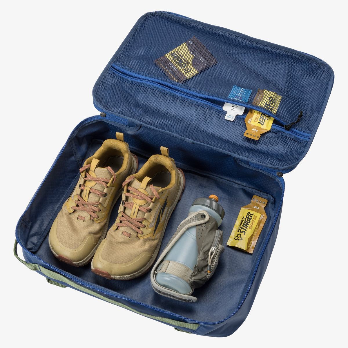 Eagle Creek Pack-It Gear Cube L in Atlantic Blue — interior view # color_Atlantic Blue