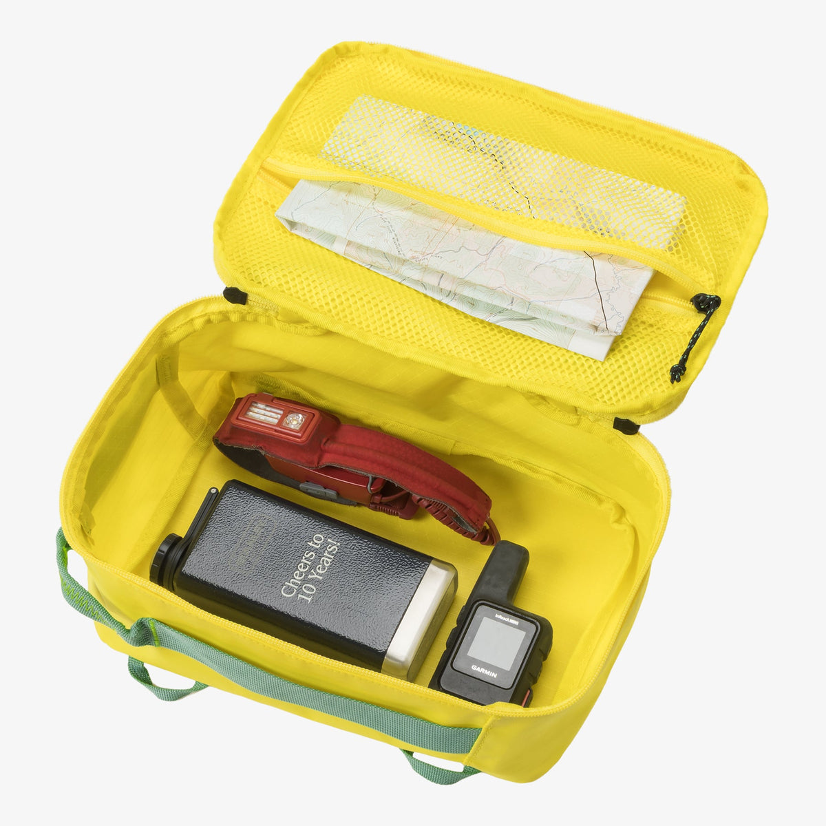 Eagle Creek Pack-It Gear Cube S in Blazing Yellow — angle view 3 # color_Blazing Yellow