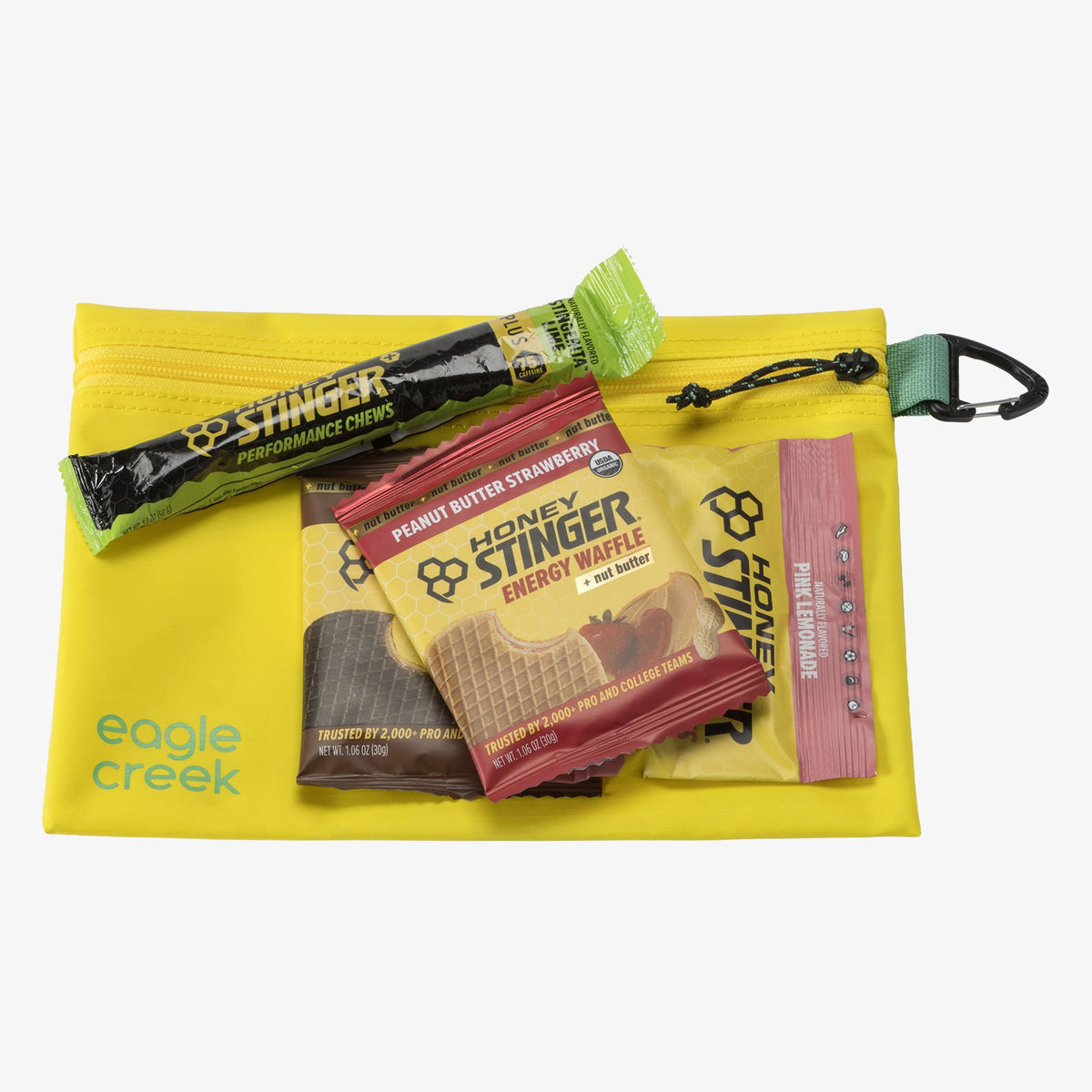 Eagle Creek Pack-It Gear Pouch S in Blazing Yellow — angle view 2 # color_Blazing Yellow