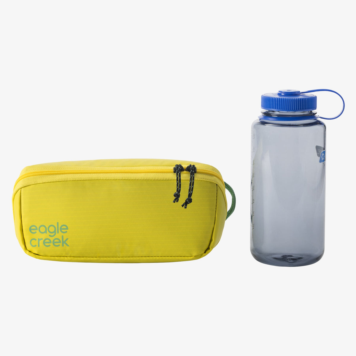 Eagle Creek Pack-It Gear Dopp Kit in Blazing Yellow — back view # color_Blazing Yellow