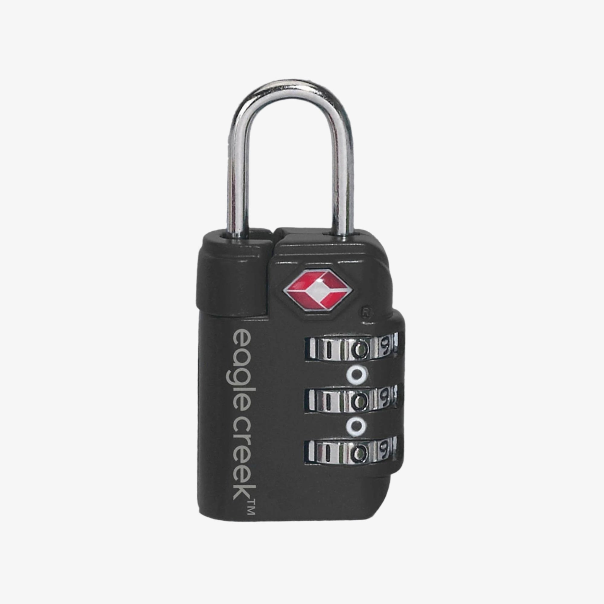 Eagle Creek Travel Safe 3-Dial TSA Lock in Graphite — front view