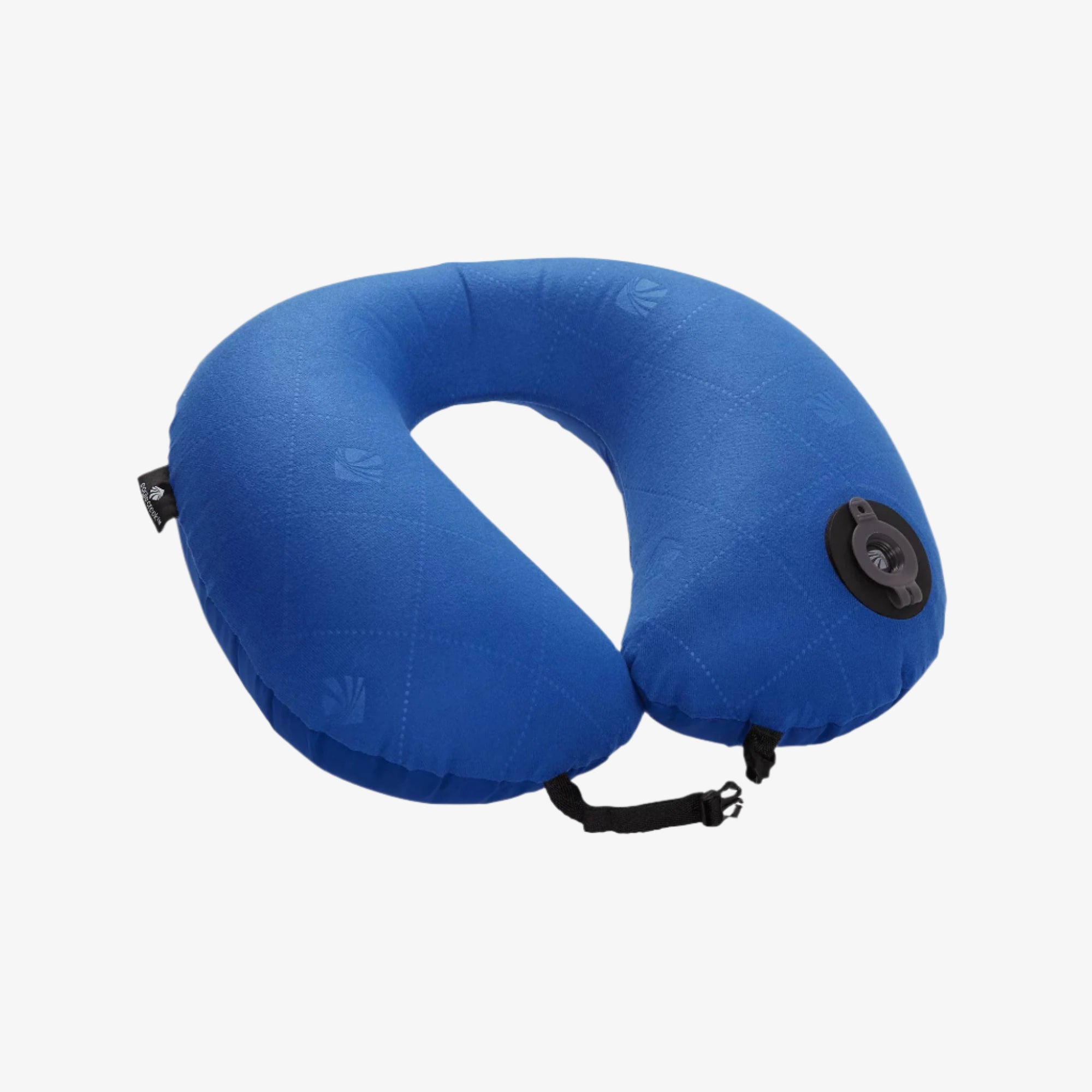 Eagle Creek Exhale Neck Pillow in Sea Blue — front view