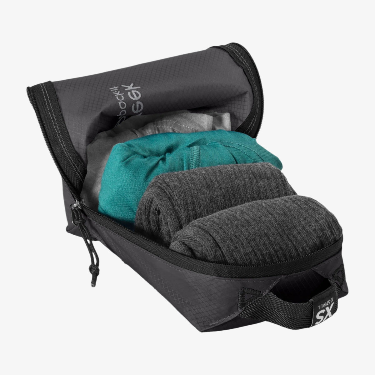 Eagle Creek Pack-It Isolate Cube Set XS/S/M in Black — interior view