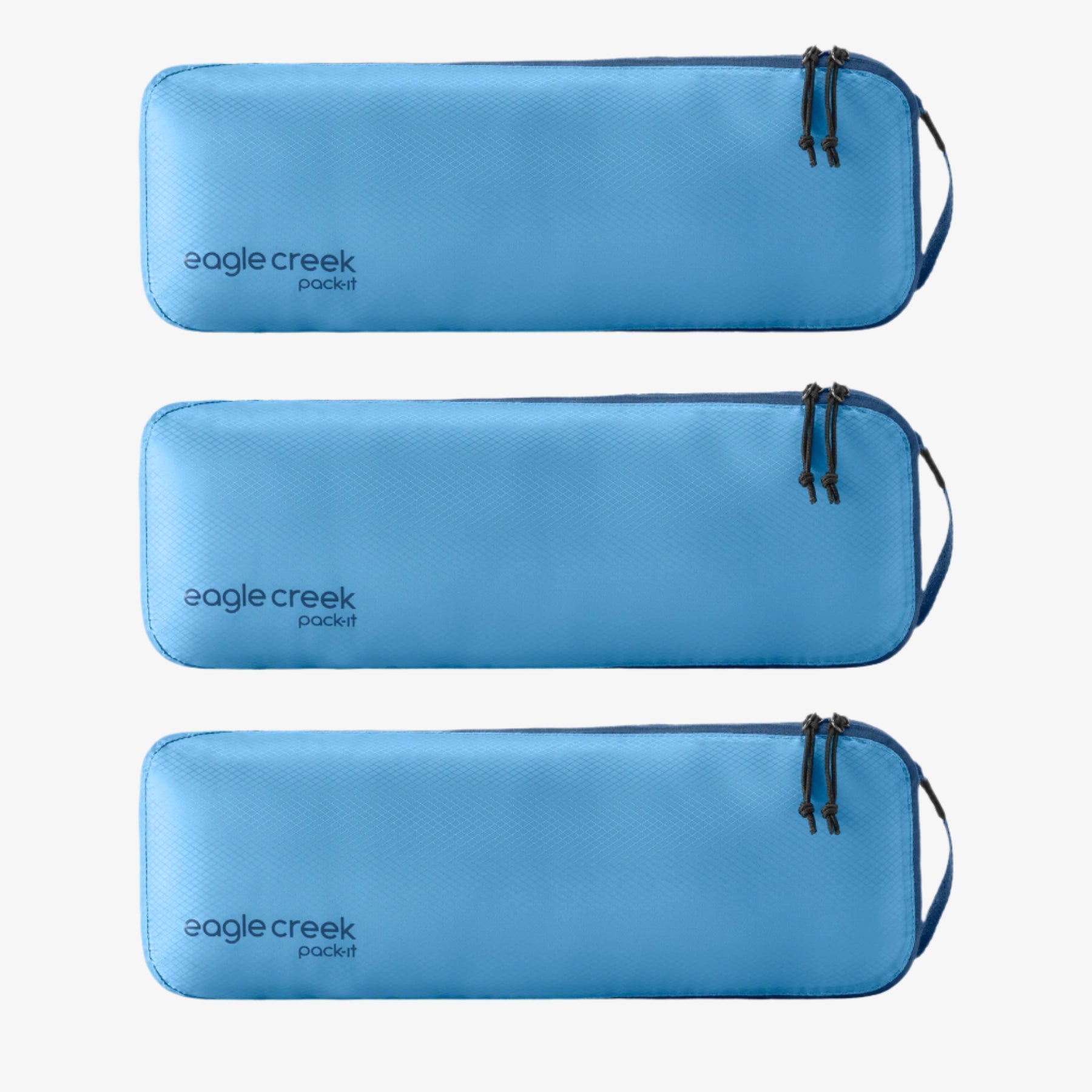 Eagle Creek Pack-It Isolate Slim Packing Cube Set in Blue Dawn — front view