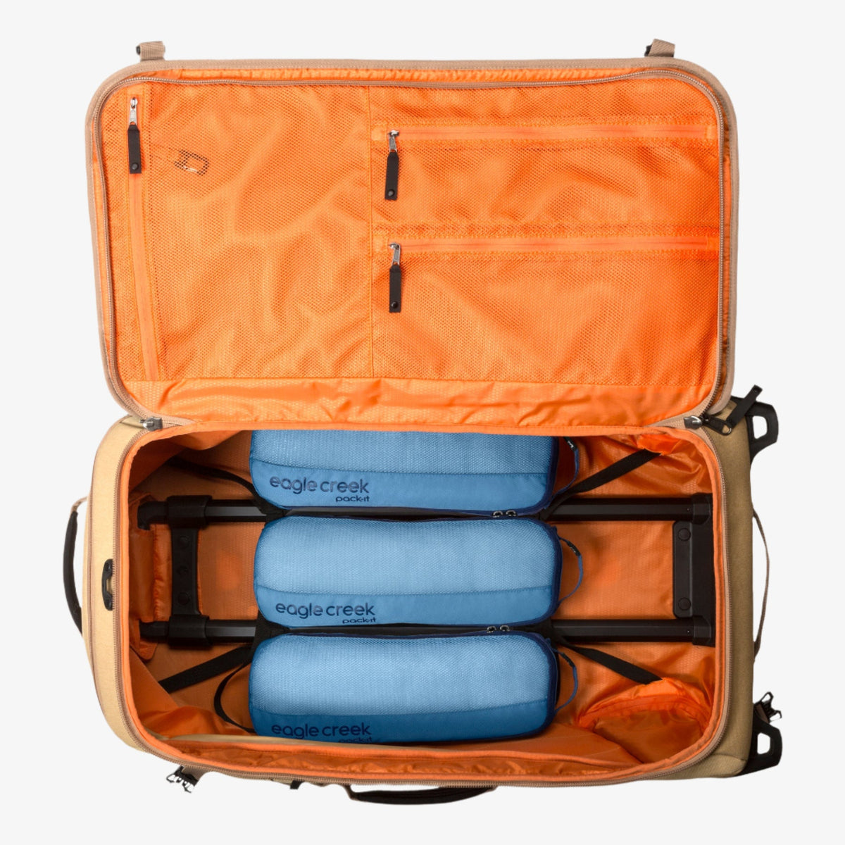 Eagle Creek Pack-It Reveal Slim Packing Cube Set in Blue Dawn — detail view # color_Blue Dawn