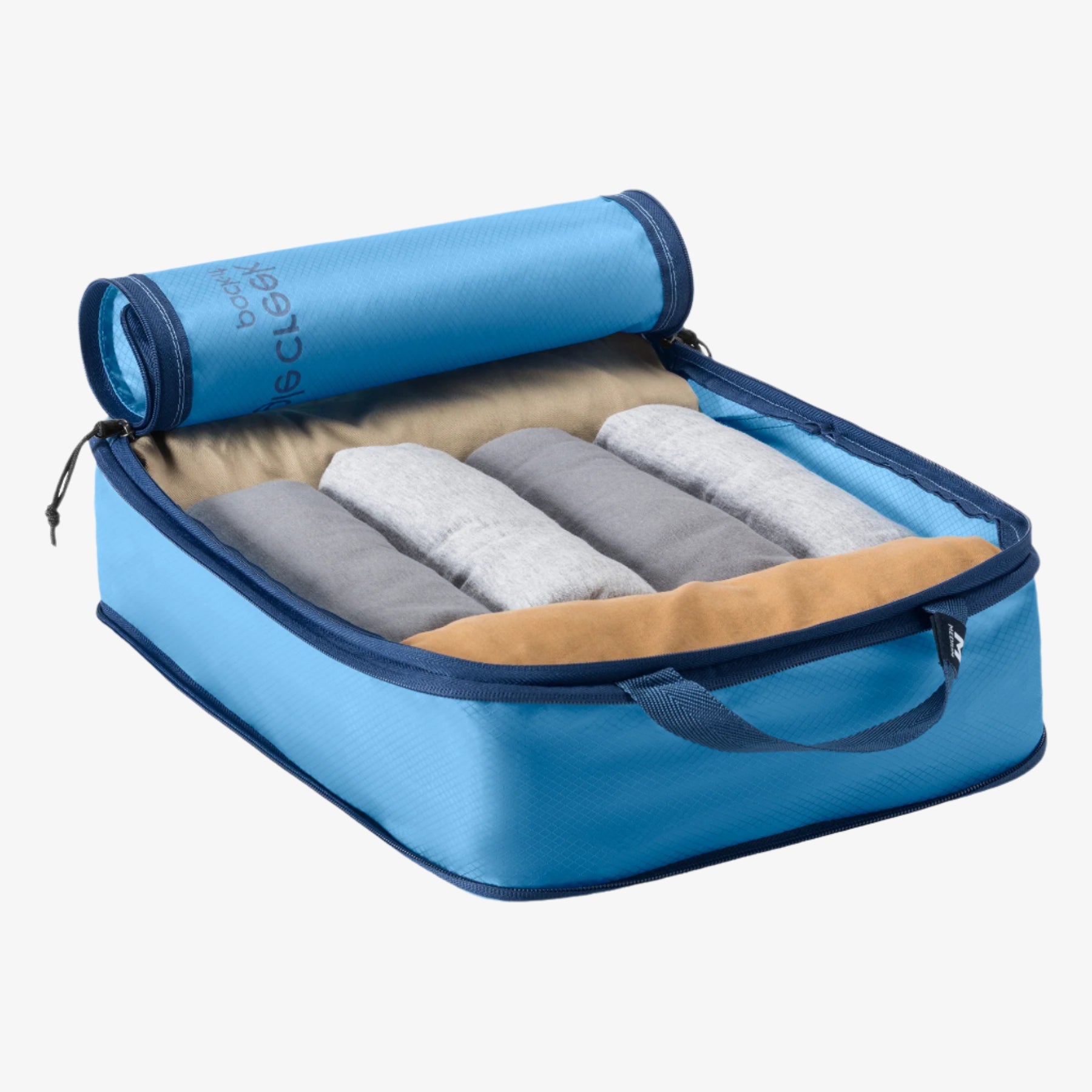 Eagle Creek Pack-It Isolate Carry-On Packing Cube Set in Blue Dawn — back view # color_Blue Dawn