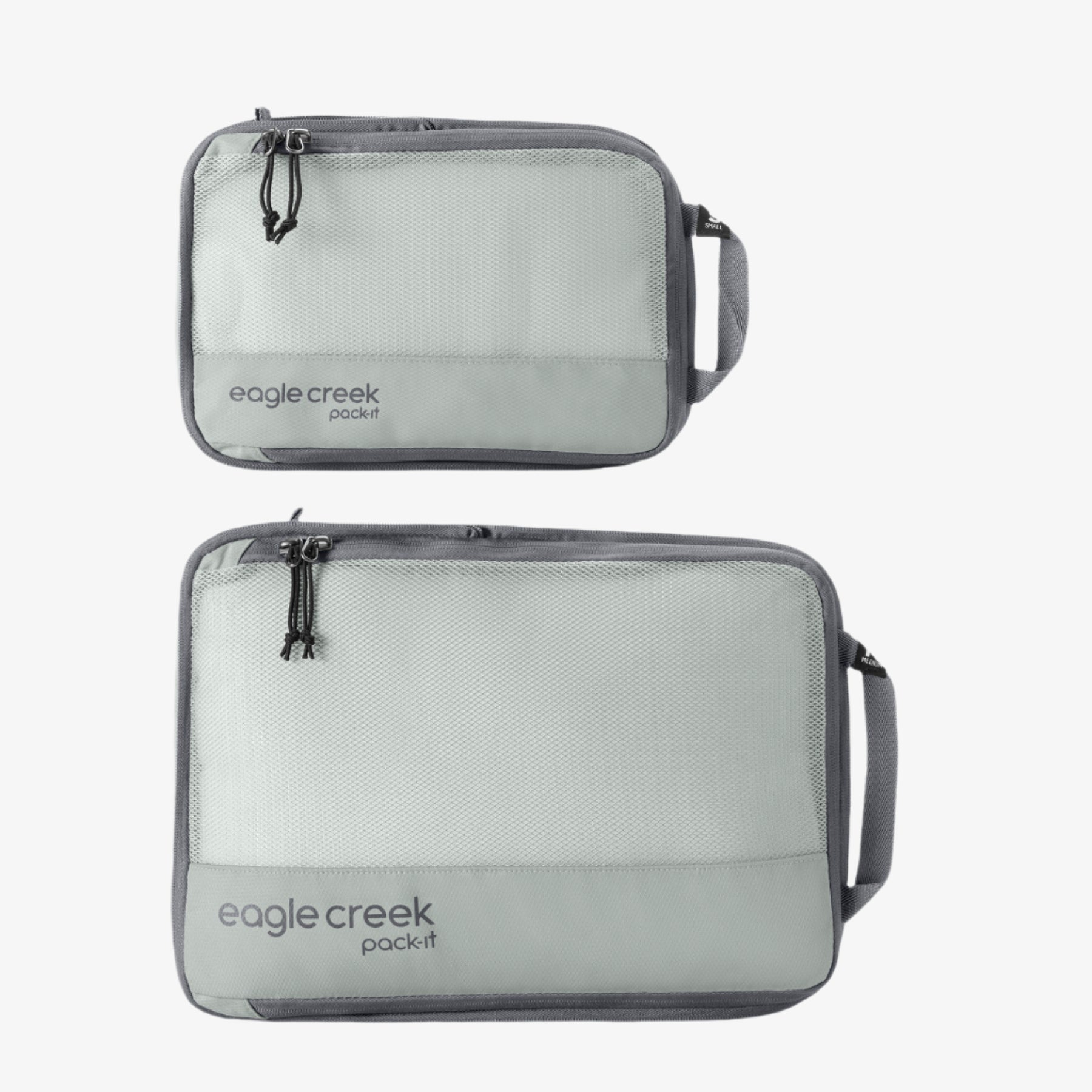 Eagle Creek Pack-It Reveal Compression Cube Set in Storm Grey — front view