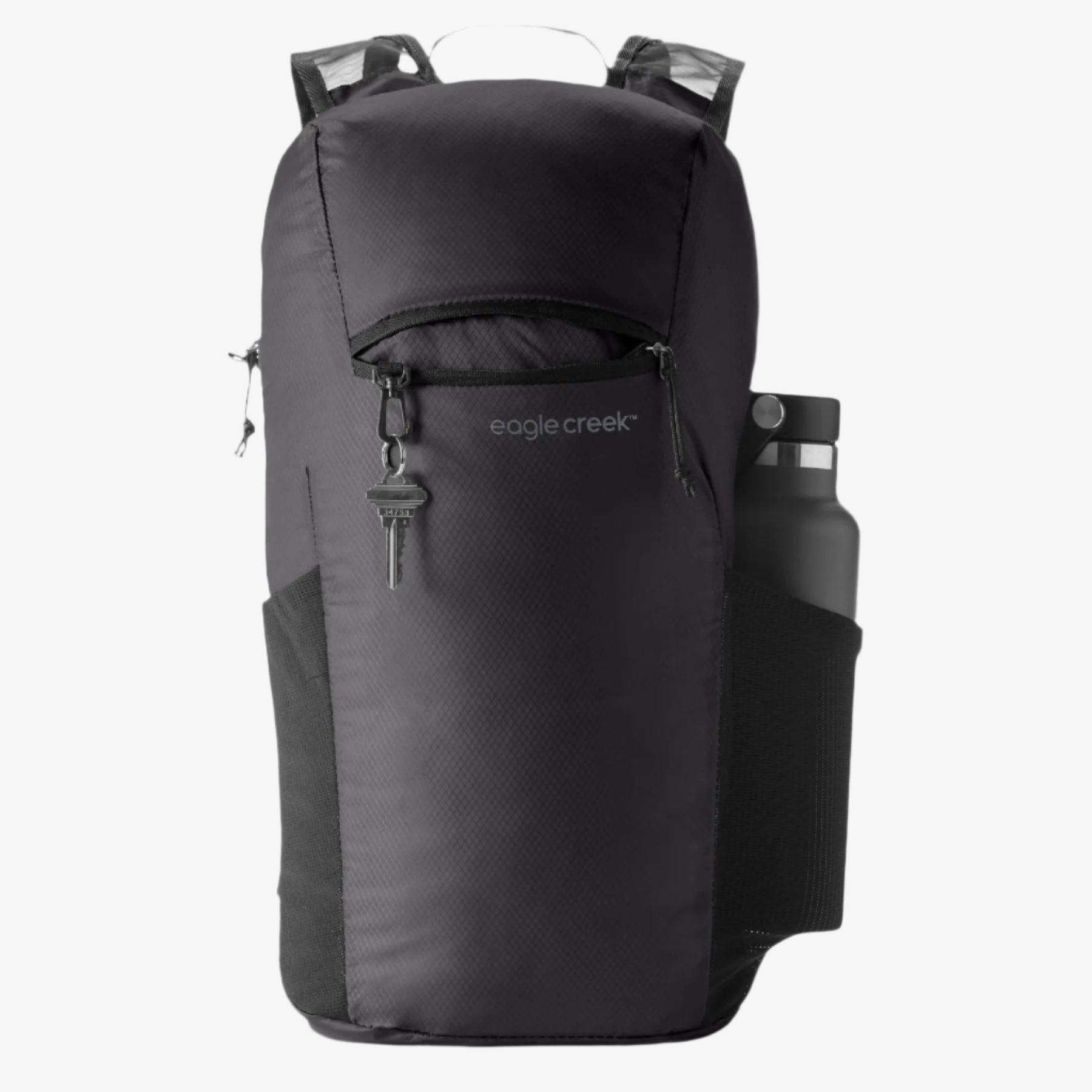 Eagle Creek Packable Backpack in Black — angle view 2