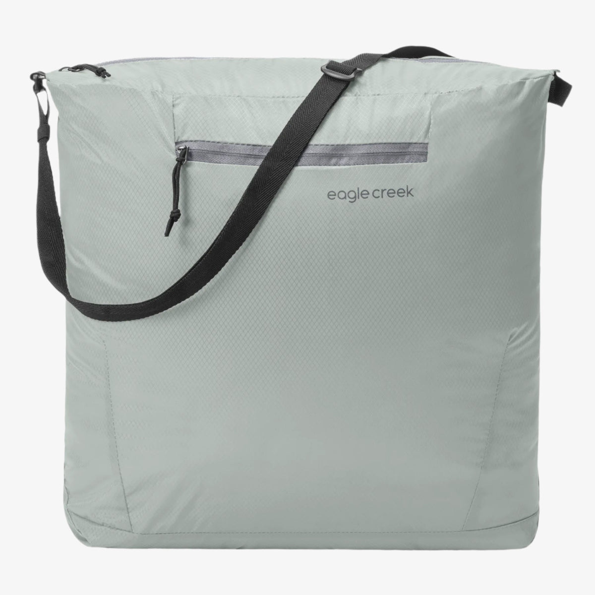 Eagle Creek Packable Tote Bag in Storm Grey — back view # color_Storm Grey