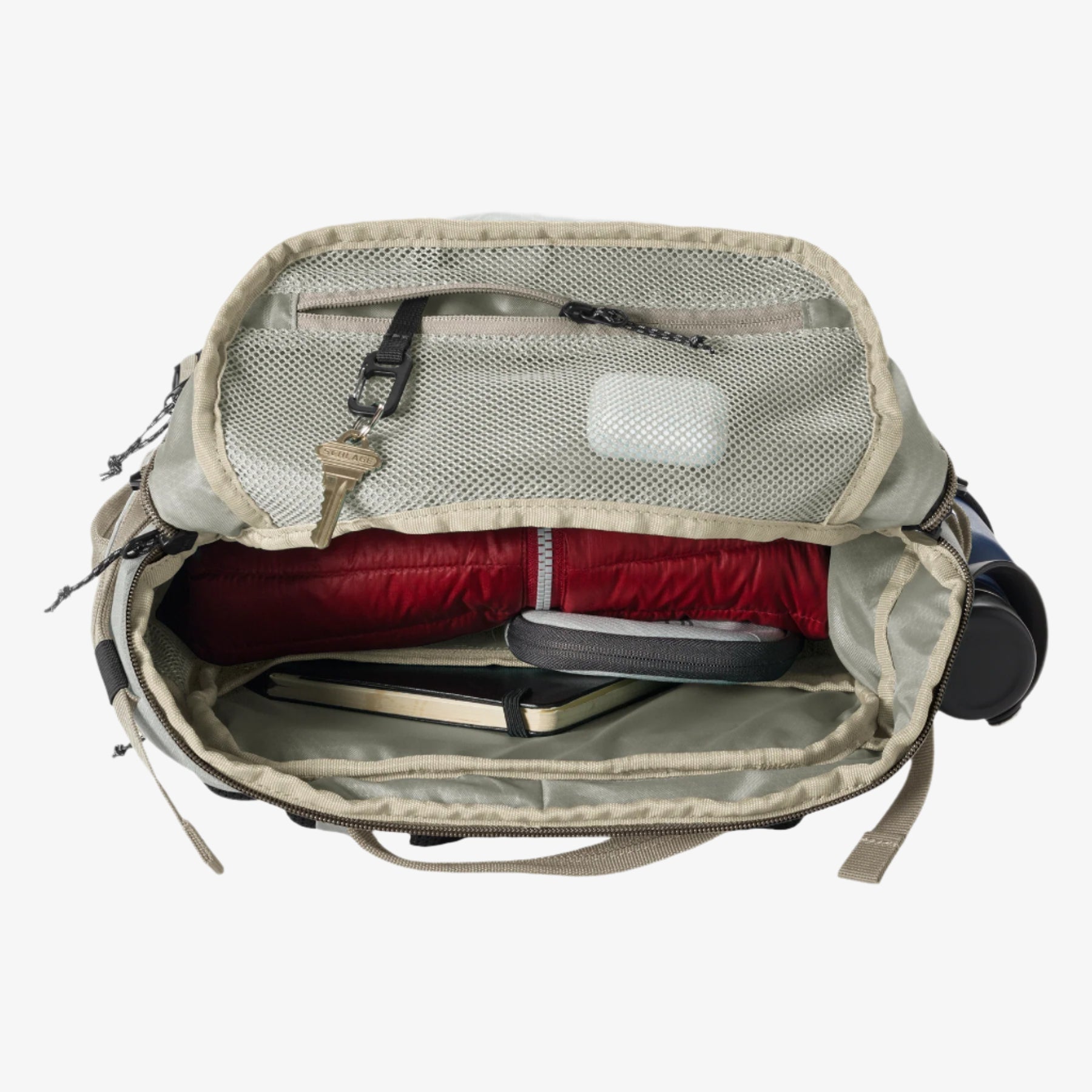 Eagle Creek Explore Backpack 26L in Storm Grey — detail view