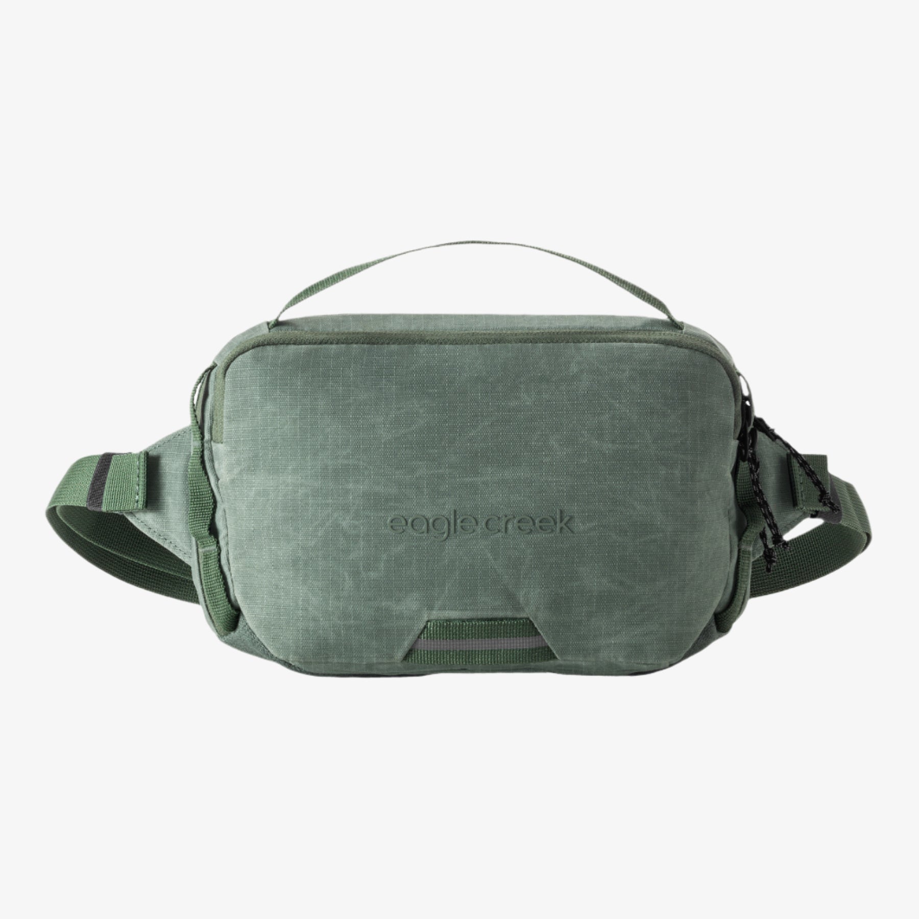 Eagle Creek Explore Hip Pack in Grass Green — back view