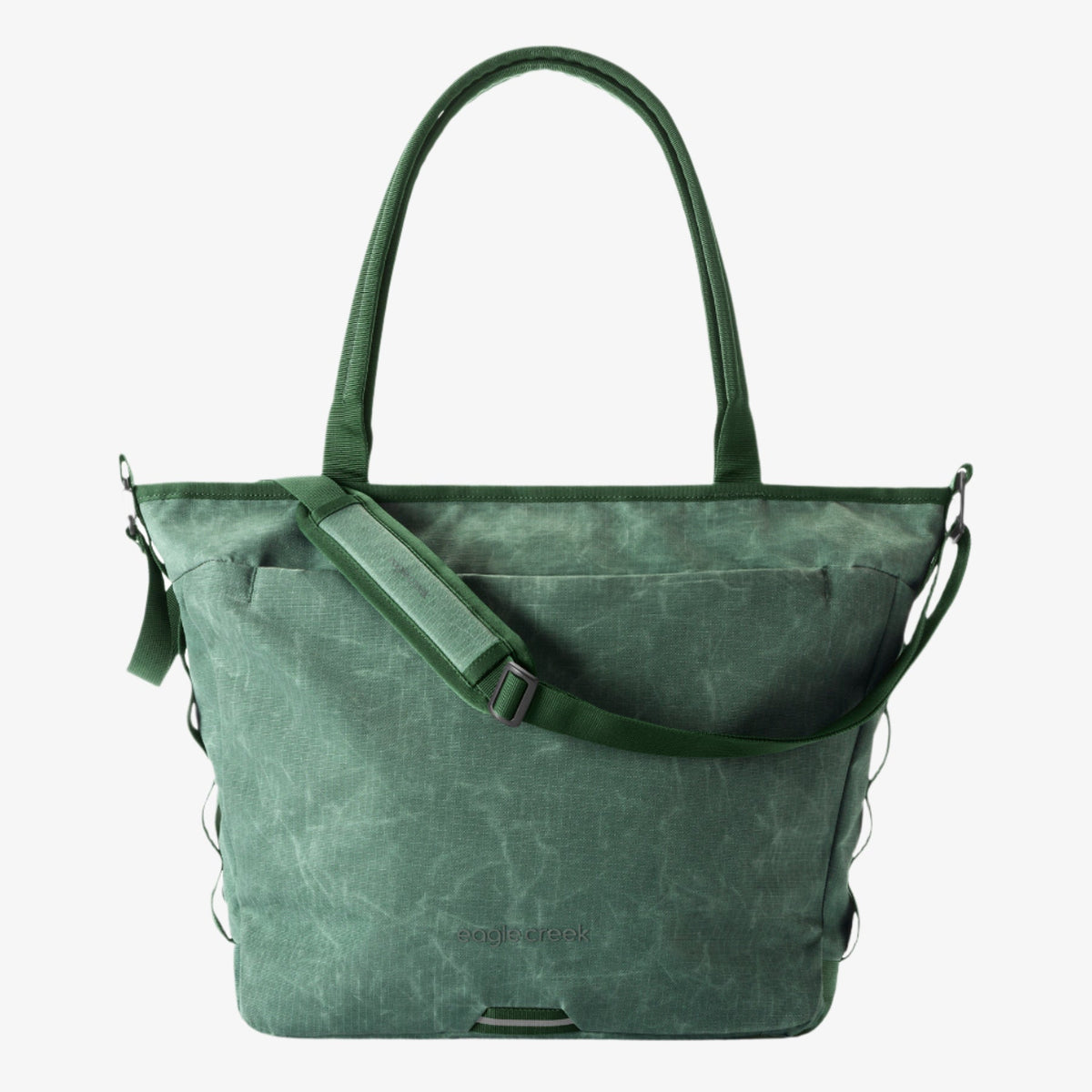 Eagle Creek Explore Tote Bag in Grass Green — angle view 4 # color_Grass Green