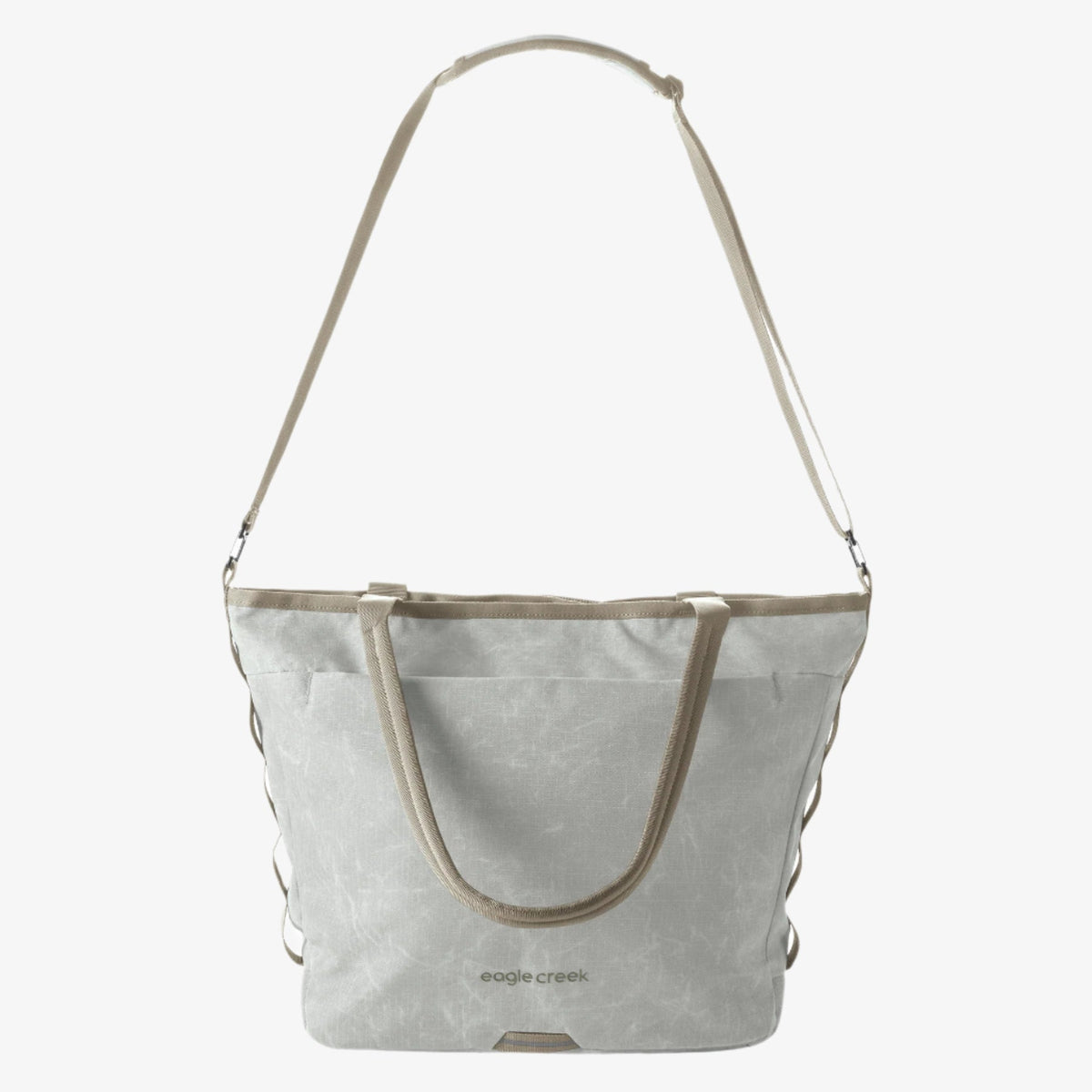 Eagle Creek Explore Tote Bag in Storm Grey — back view # color_Storm Grey