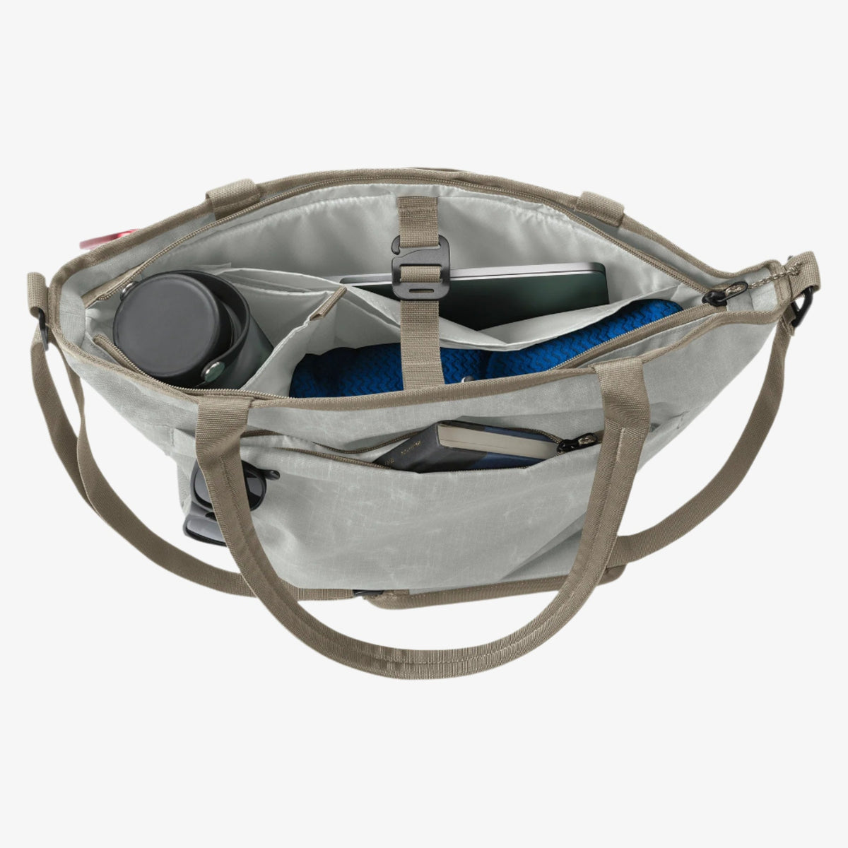 Eagle Creek Explore Tote Bag in Storm Grey — angle view 3 # color_Storm Grey