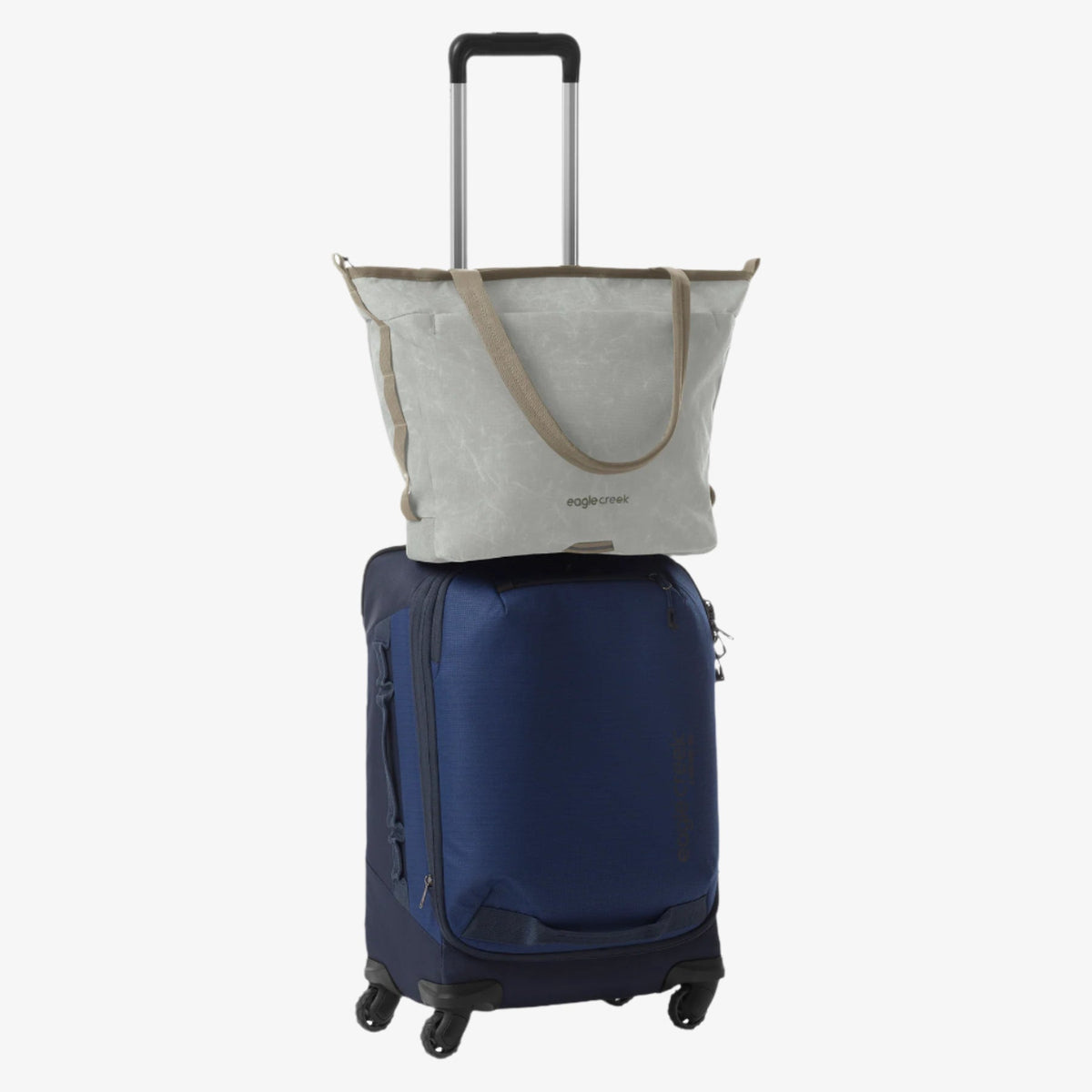 Eagle Creek Explore Tote Bag in Storm Grey — detail view # color_Storm Grey