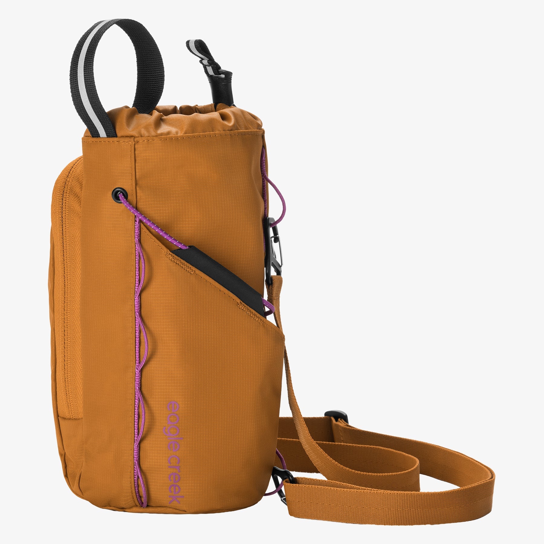 Eagle Creek Ranger Water Bottle Sling in Iron Orange — front view