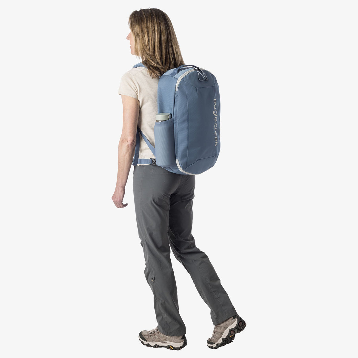 Eagle Creek Tour Lite Travel Pack 28L in Shadow Blue — angle view 5 # color_Shadow Blue