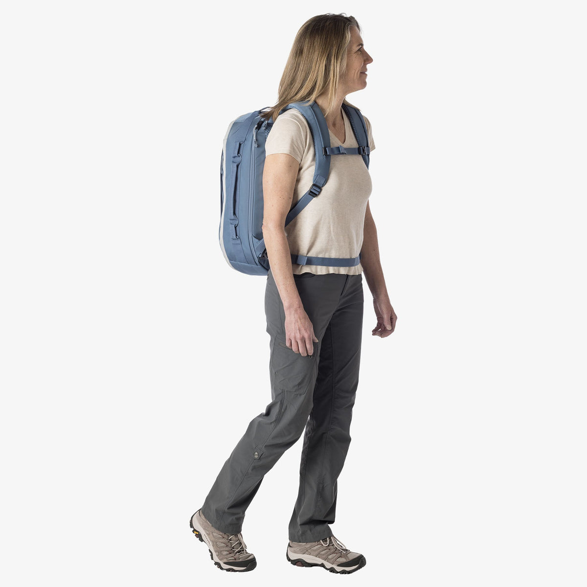 Eagle Creek Tour Lite Travel Pack 28L in Shadow Blue — angle view 4 # color_Shadow Blue