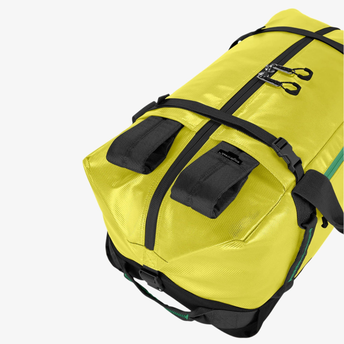 Eagle Creek Migrate Duffel Bag 60L in Electric Yellow — detail view