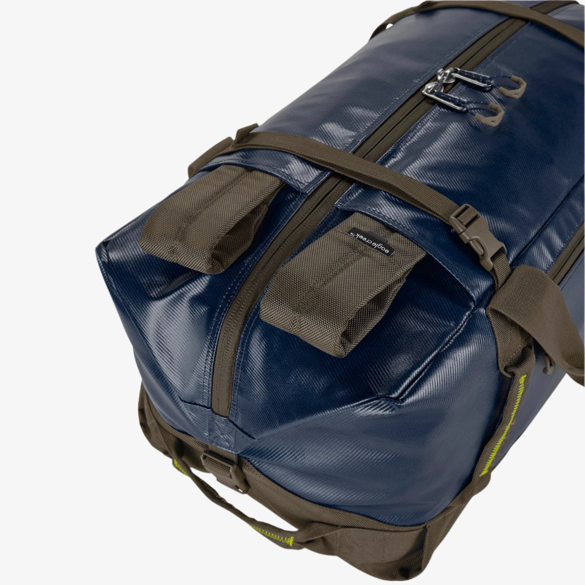 Eagle Creek Migrate Duffel Bag 60L in Rush Blue — detail view