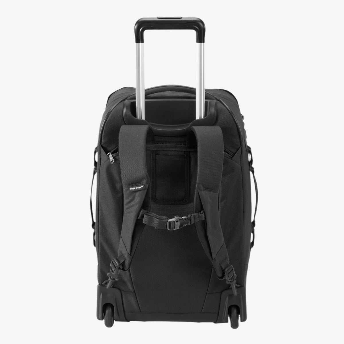 Eagle Creek Expanse 2-Wheel 21.25"/38L Convertible International Carry-On Luggage in Midnight Black — detail view # color_Midnight Black