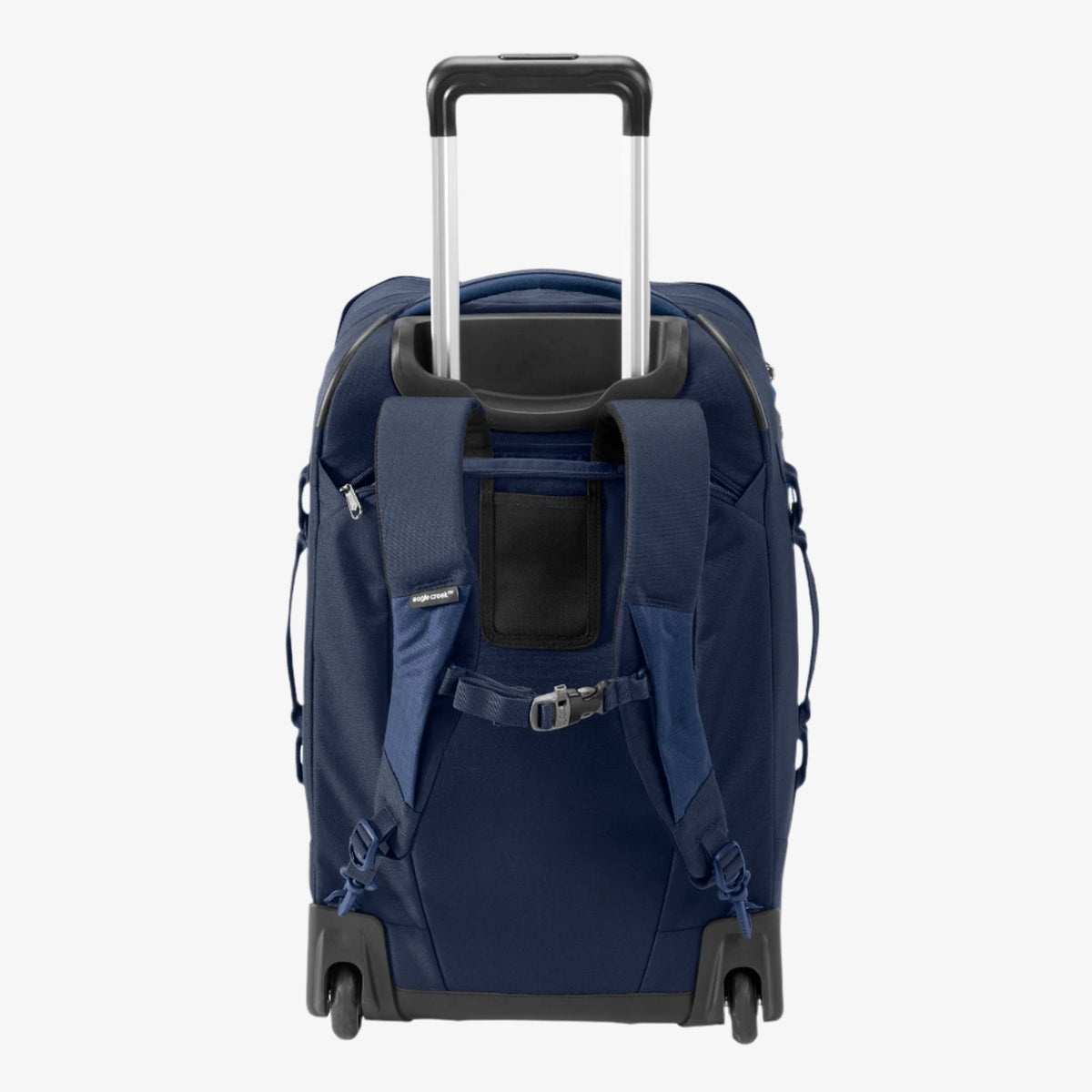 Eagle Creek Expanse 2-Wheel 21.25"/38L Convertible International Carry-On Luggage in Pilot Blue — angle view 3 # color_Pilot Blue