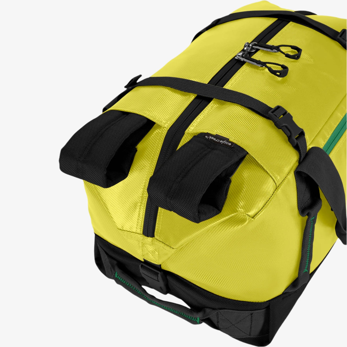 Eagle Creek Migrate Duffel Bag 40L in Electric Yellow — detail view