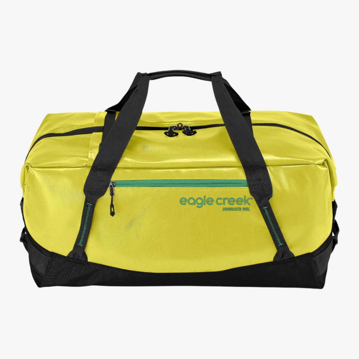 Eagle Creek Migrate Duffel Bag 90L in Electric Yellow — angle view 3