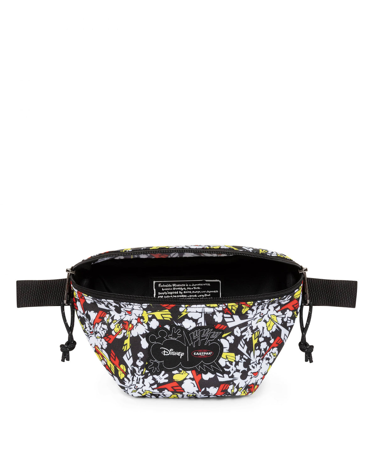 Eastpak Springer Fanny Pack in Mickey Print — interior view
