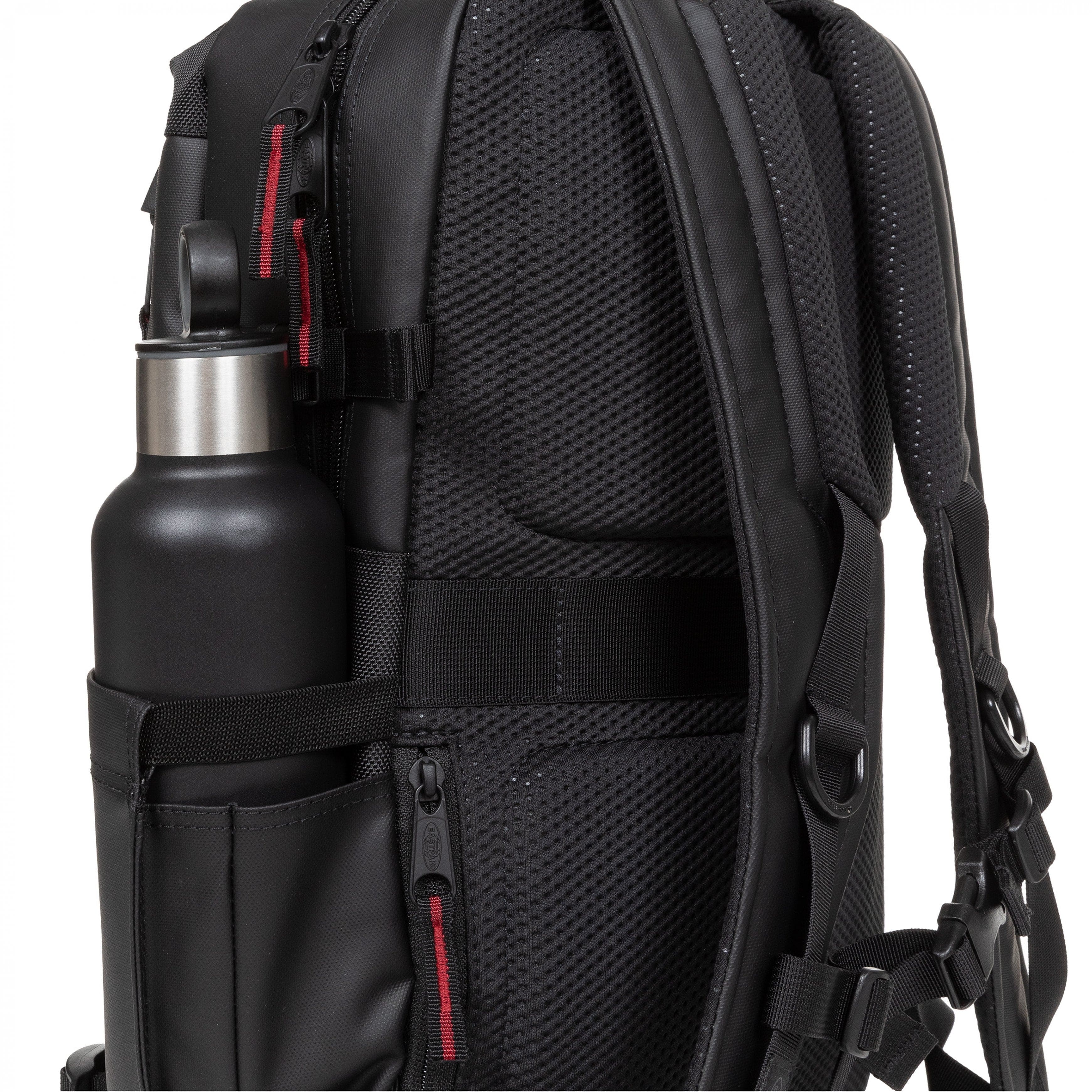 Eastpak Tecum M Backpack 19L in CNNCT Top Black — detail view 2 # color_CNNCT Top Black