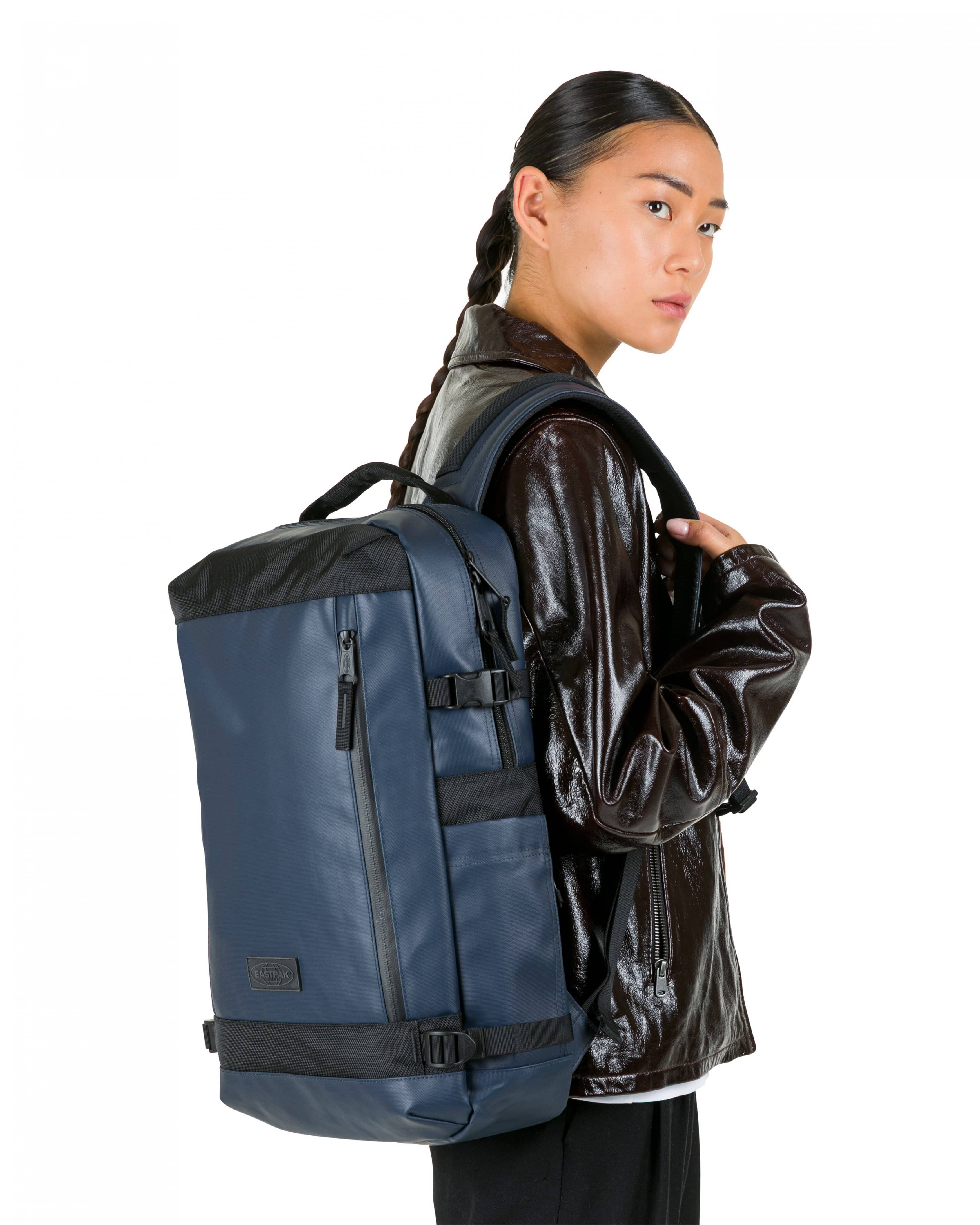 Eastpak Tecum M Backpack 19L in CNNCT Admiral — lifestyle # color_CNNCT Admiral