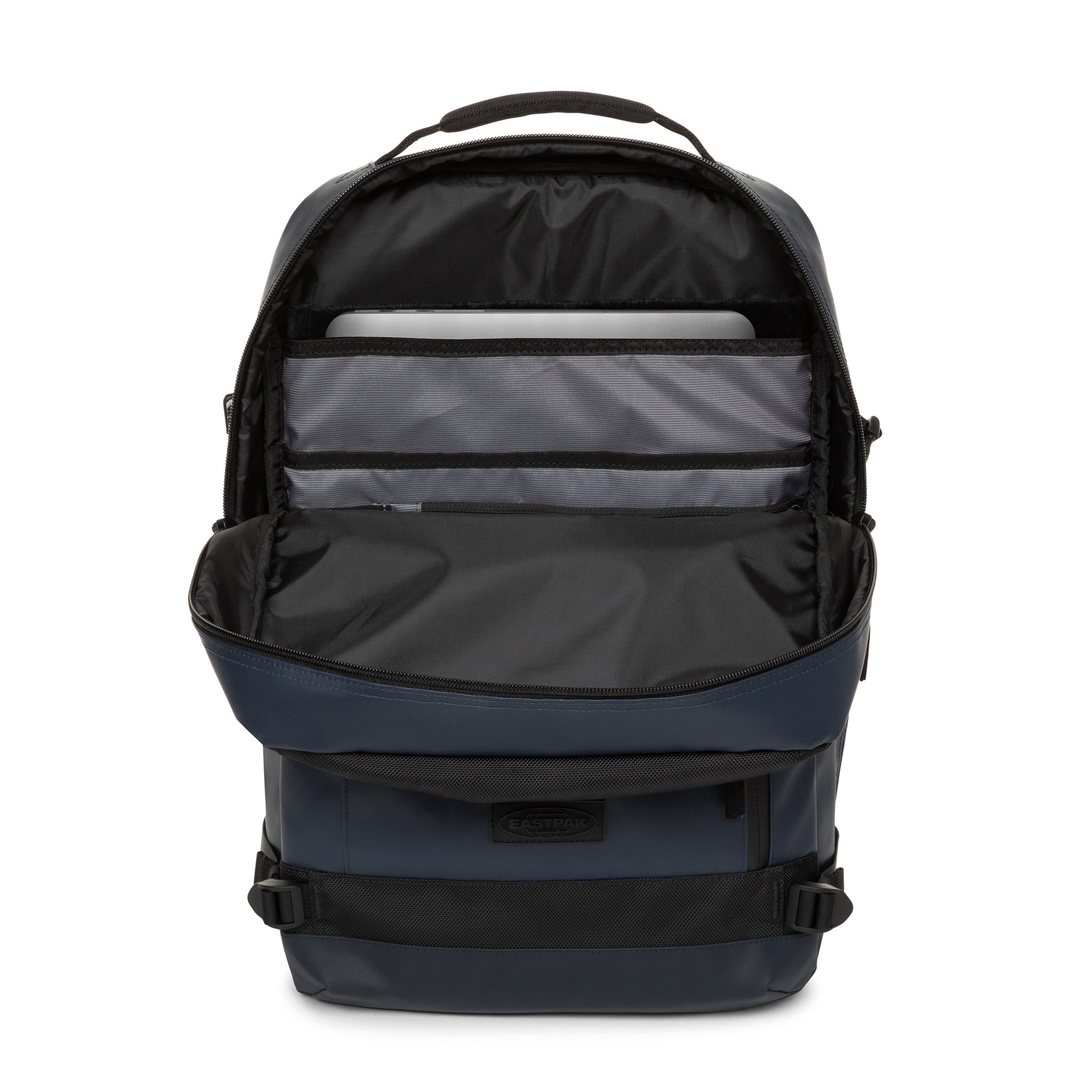 Eastpak Tecum M Backpack 19L in CNNCT Admiral — interior view # color_CNNCT Admiral