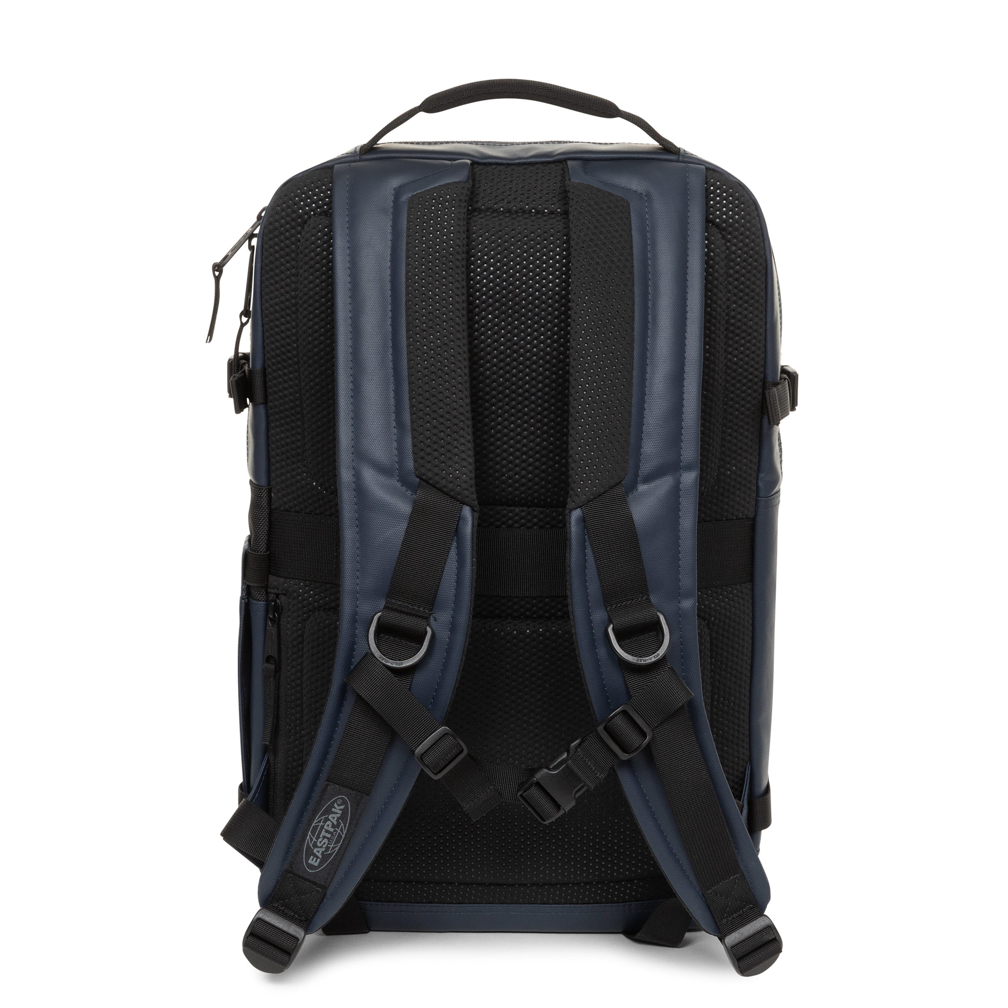 Eastpak Tecum M Backpack 19L in CNNCT Admiral — back view # color_CNNCT Admiral